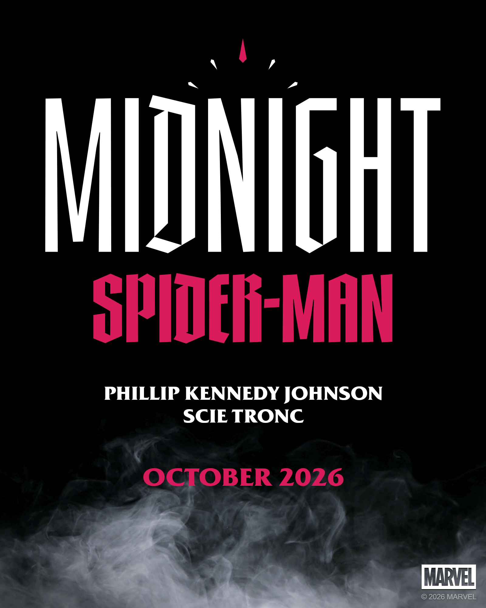 Annonce de la nouvelle série Midnight Spider-Man.