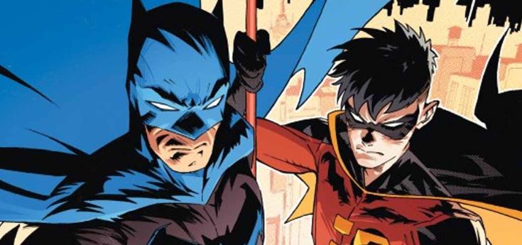Illustration de Batman et Robin.