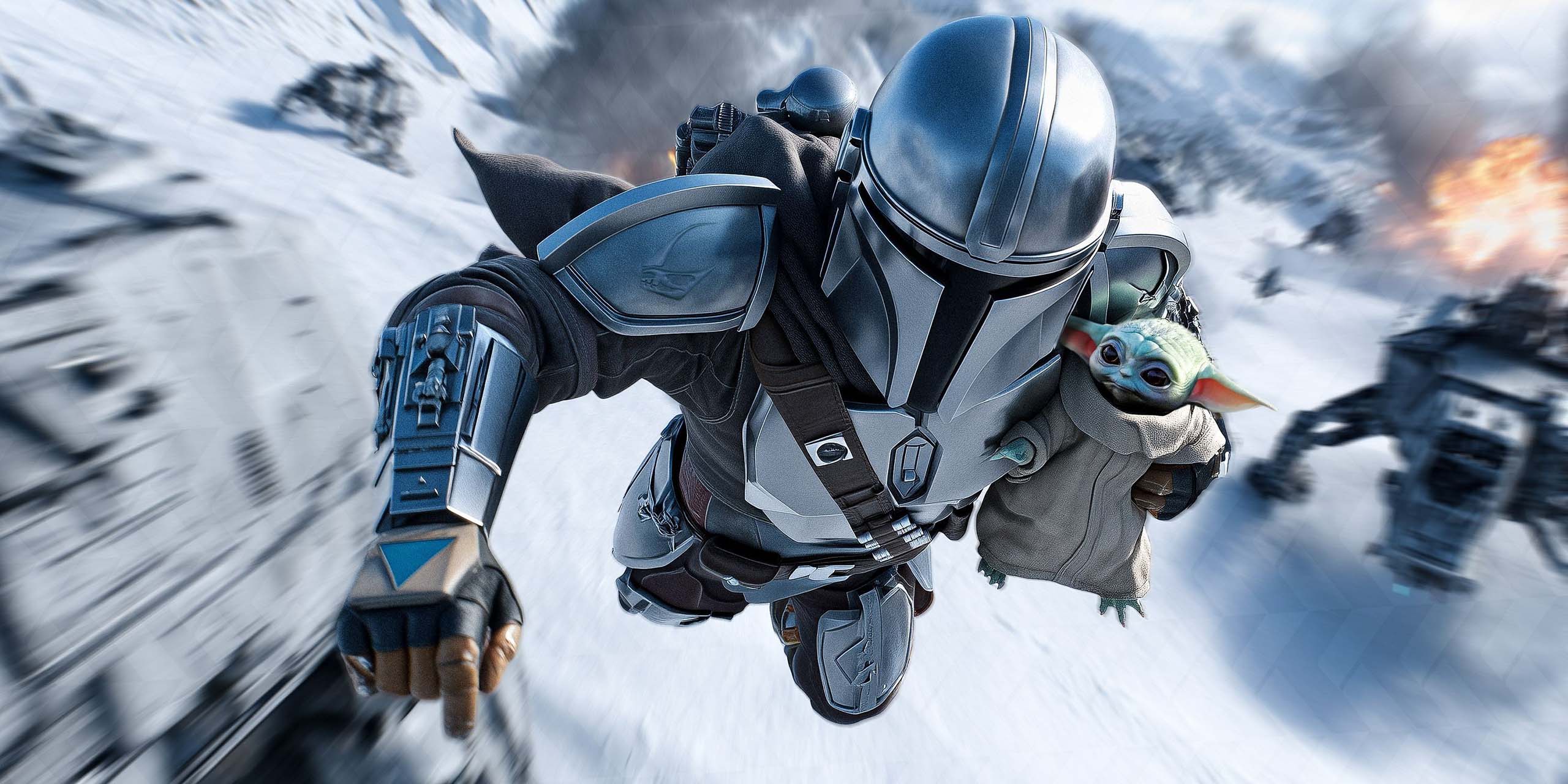 Poster du film Star Wars: The Mandalorian and Grogu.