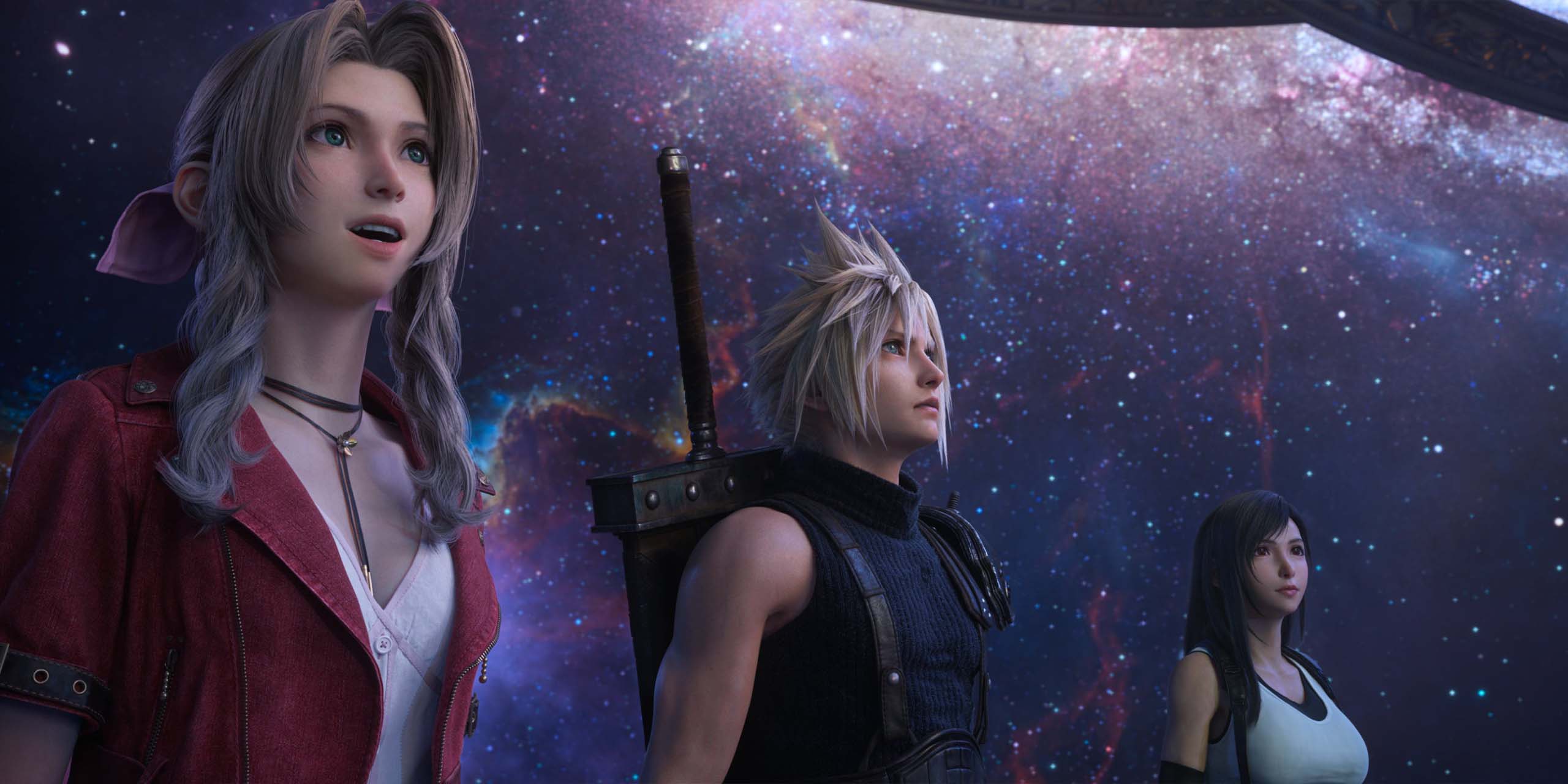 Les protagonistes du jeu Final Fantasy VII Rebirth