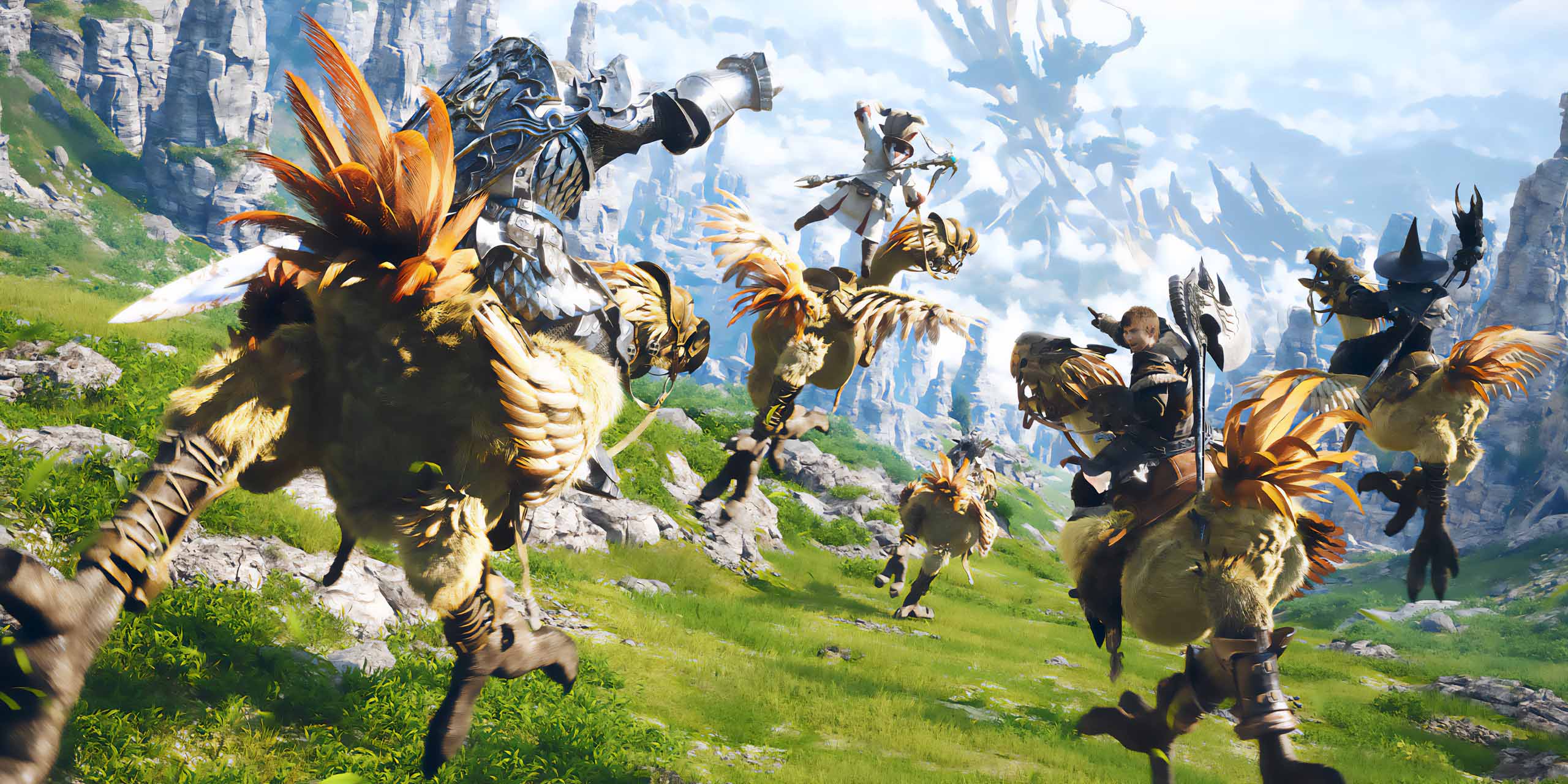 Le jeu en ligne Final Fantasy XIV.