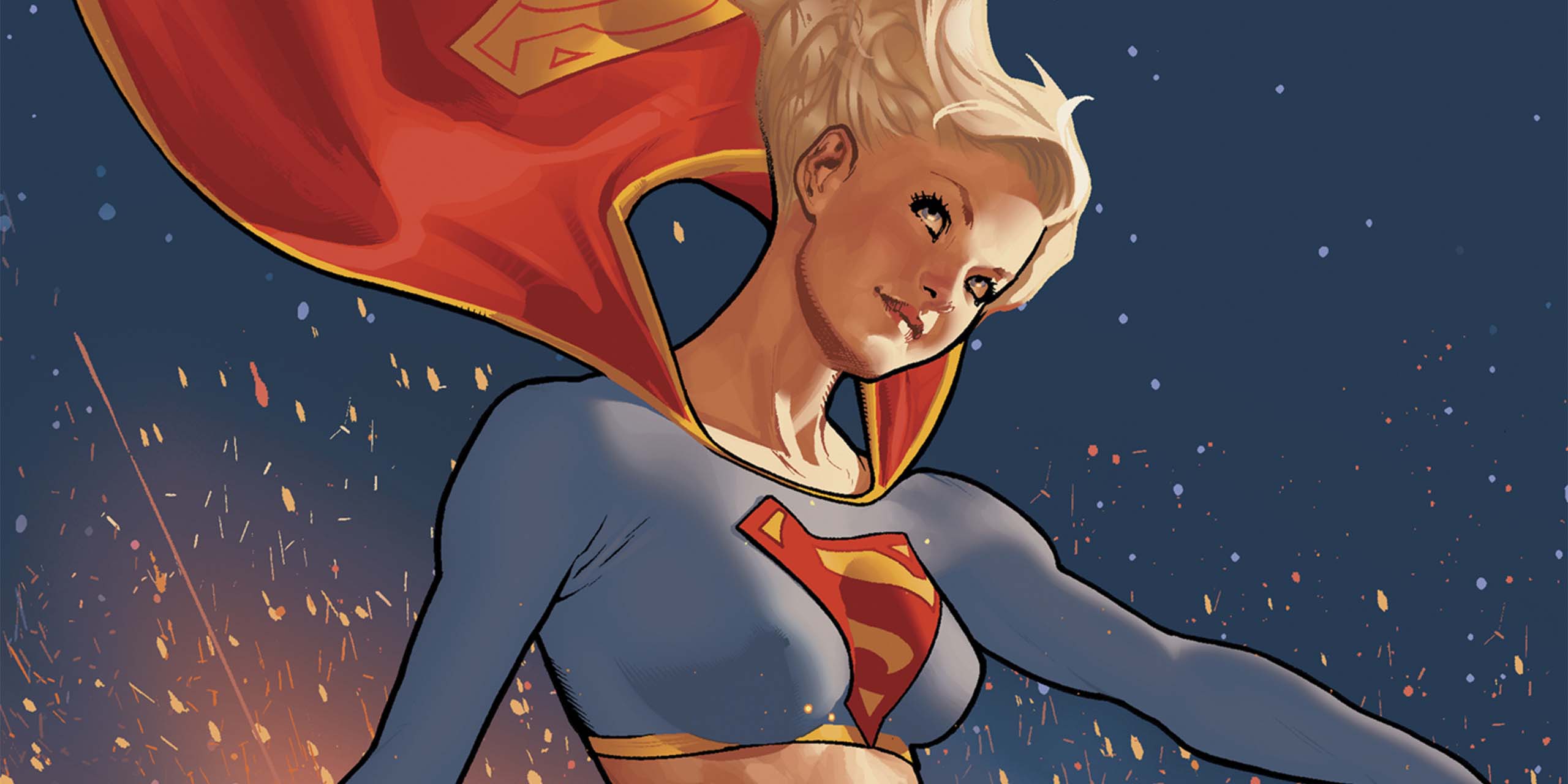 Supergirl dessinée par Adam Hughes.