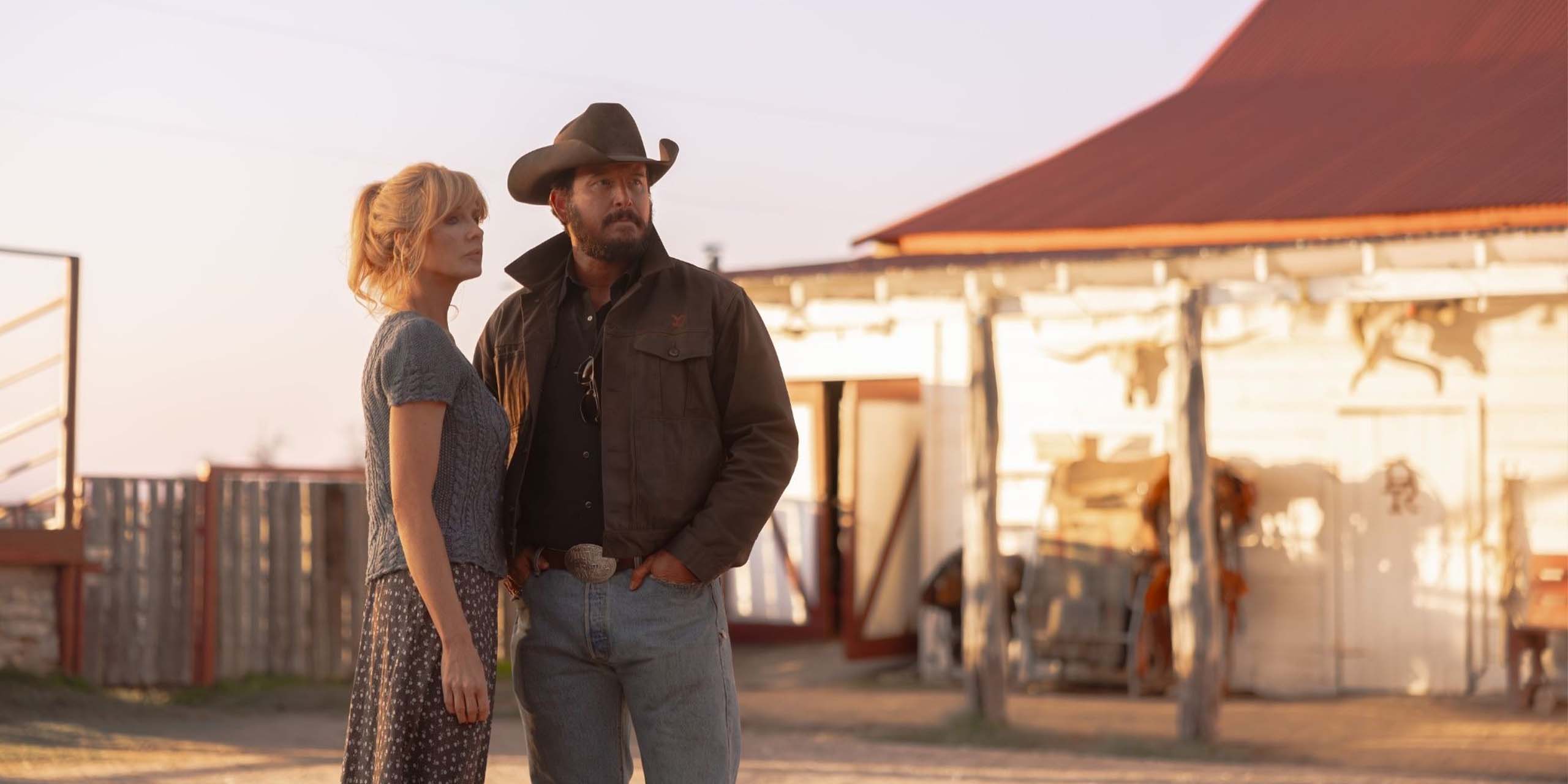 Beth et Rip, dans Dutton Ranch, le spin-off de Yellowstone.