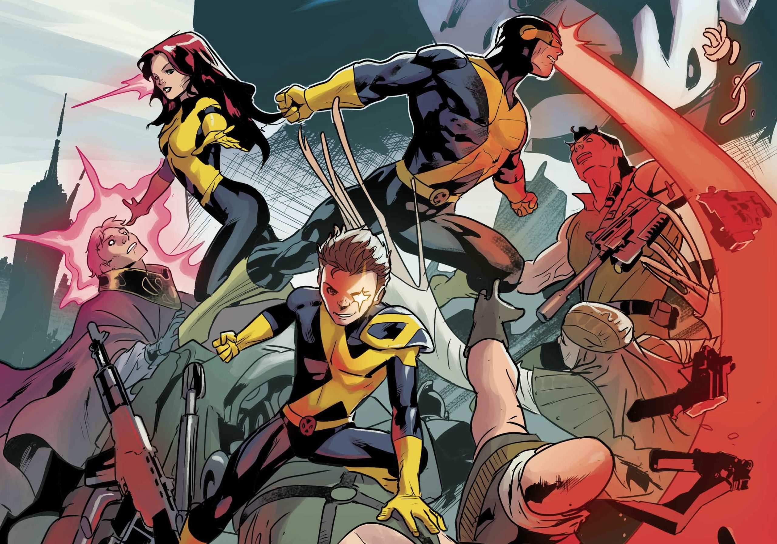 Cyclope, Cable et X-Force dans What If…? Uncanny X-Men #1.