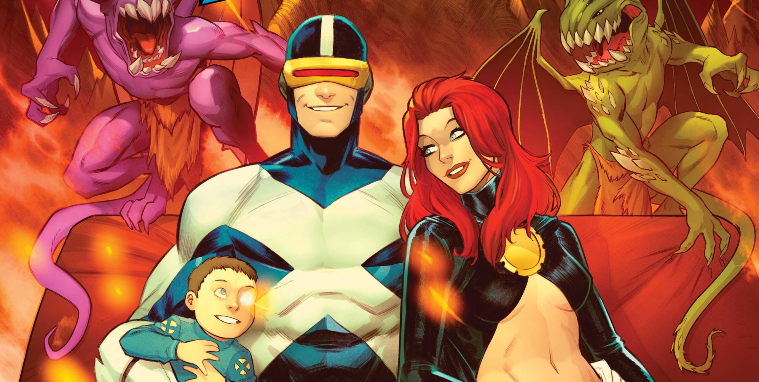 Madelyne Pryor et les X-Men dans What If…? Uncanny X-Men #1 chez Marvel Comics.