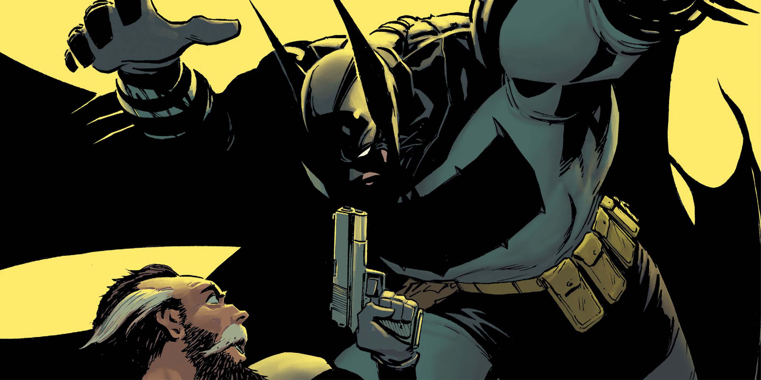Scène tirée d'Absolute Batman, dessiné par Nick Dragotta.