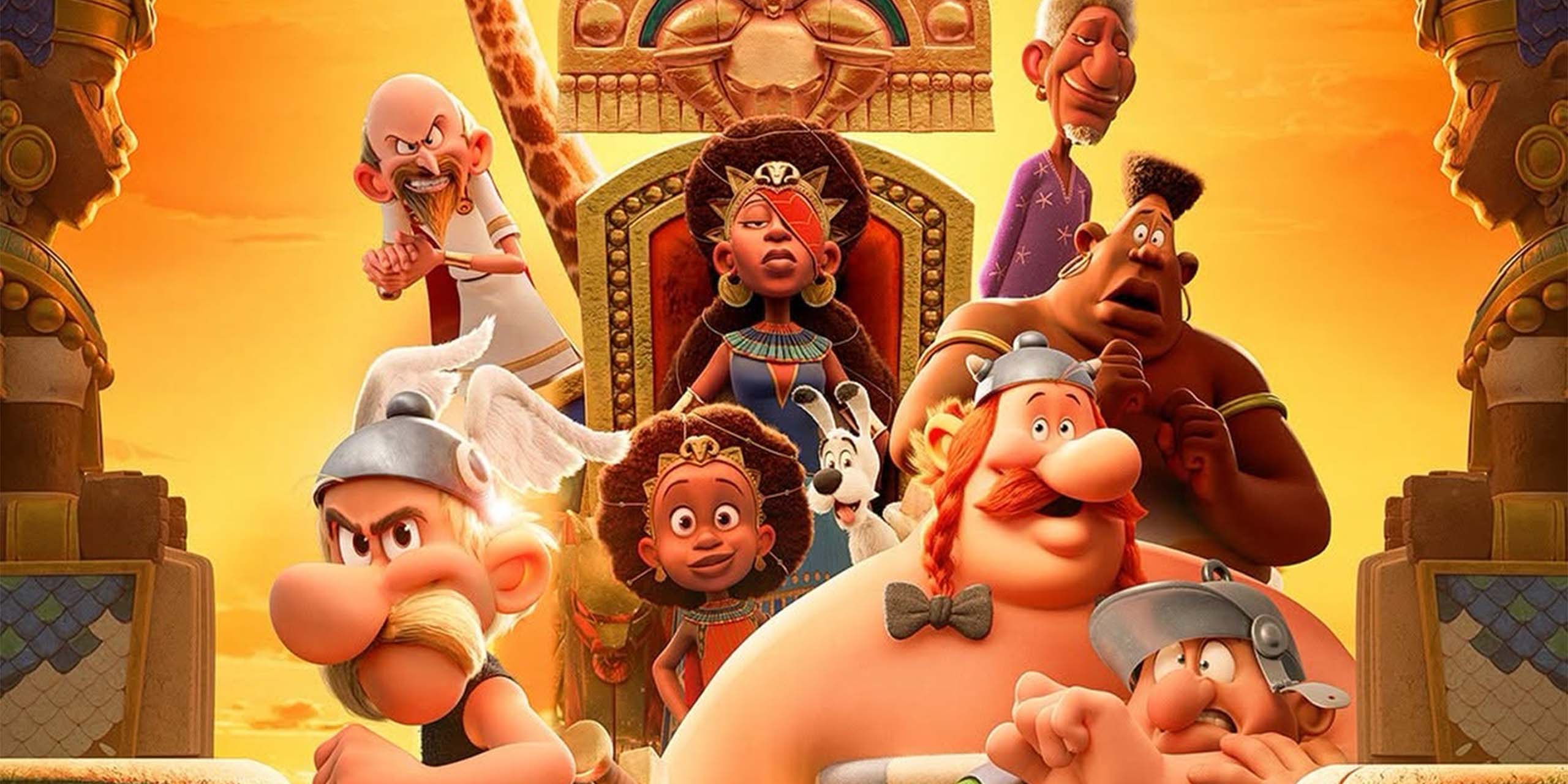 Extrait de l'affiche du film ASTERIX - LE ROYAUME DE NUBIE.