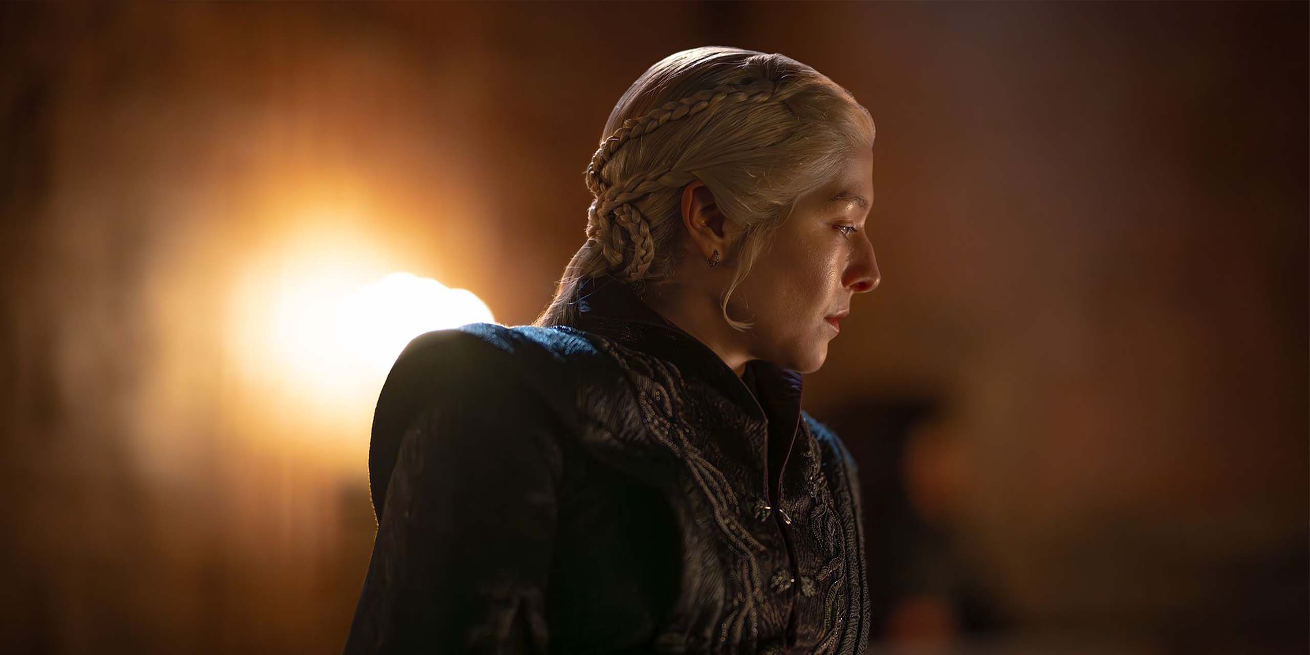 Emma D'Arcy dans le rôle de Rhaenyra Targaryen dans la saison 3 de House of the Dragon
