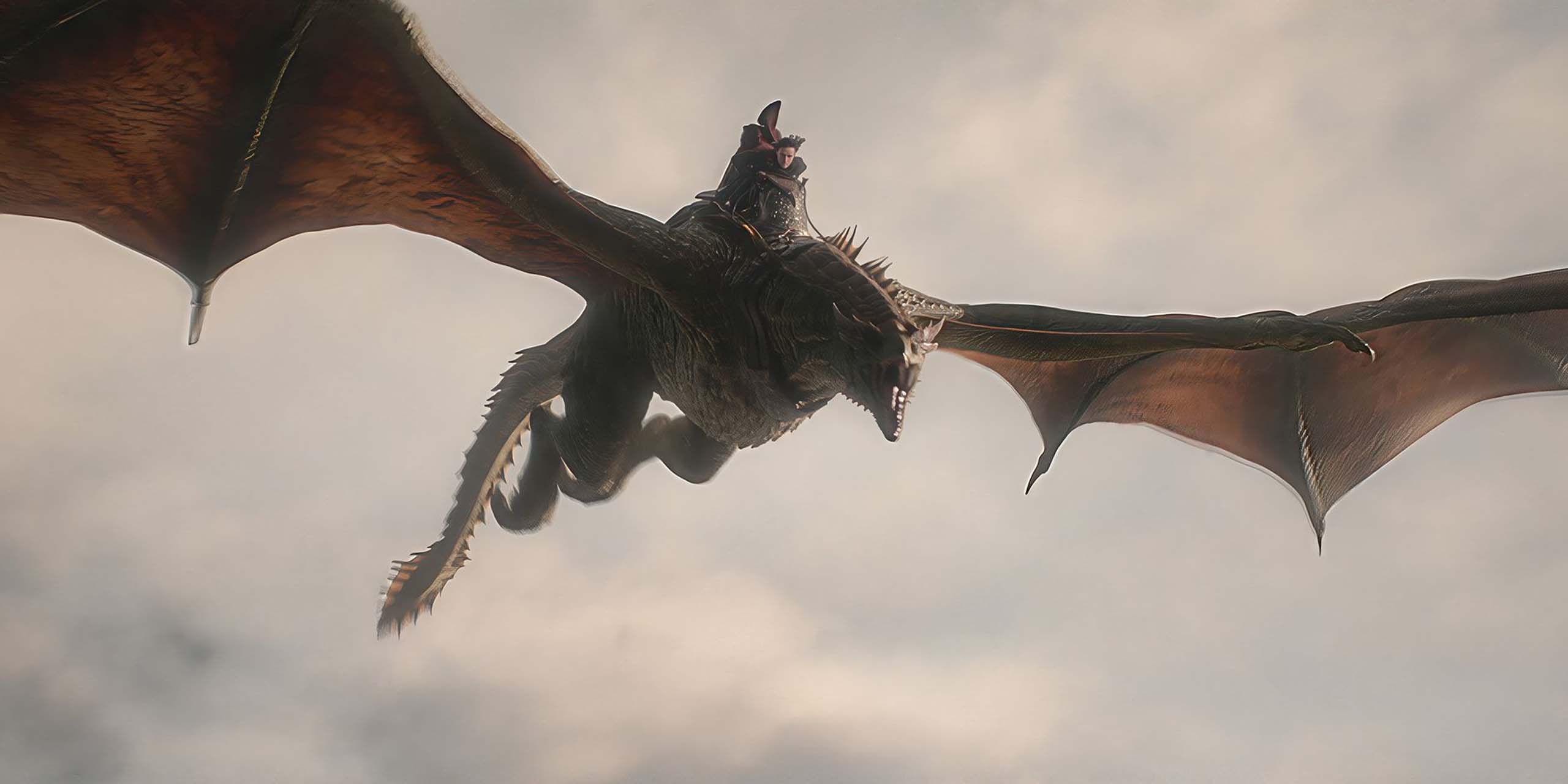 Jace volant sur son dragon dans la saison 3 de House of the Dragon