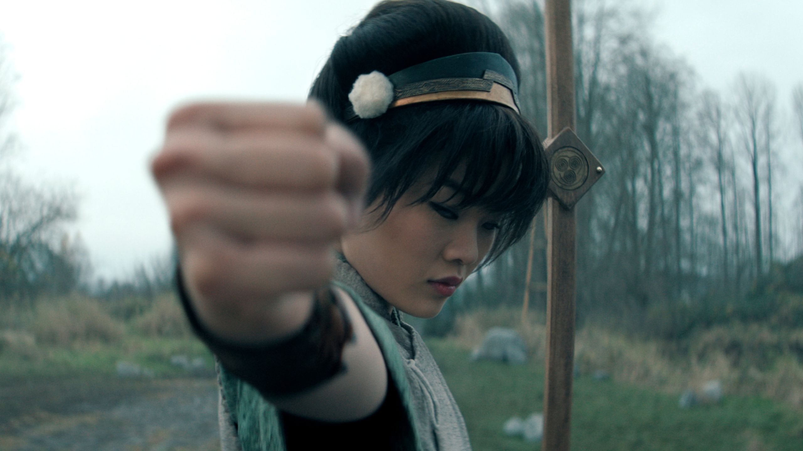 Miyako dans le rôle de Toph dans la saison 2 d'Avatar, le dernier maître de l'air.