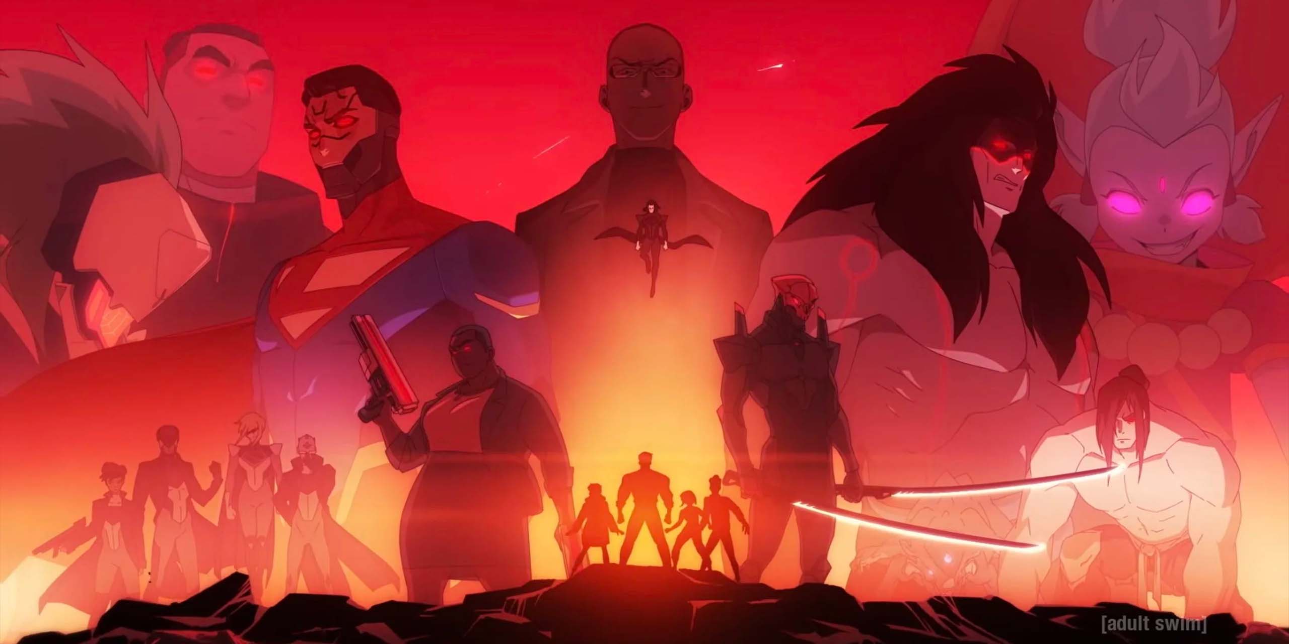 Les nombreux super-vilains dans la saison 3 de My Adventures with Superman.
