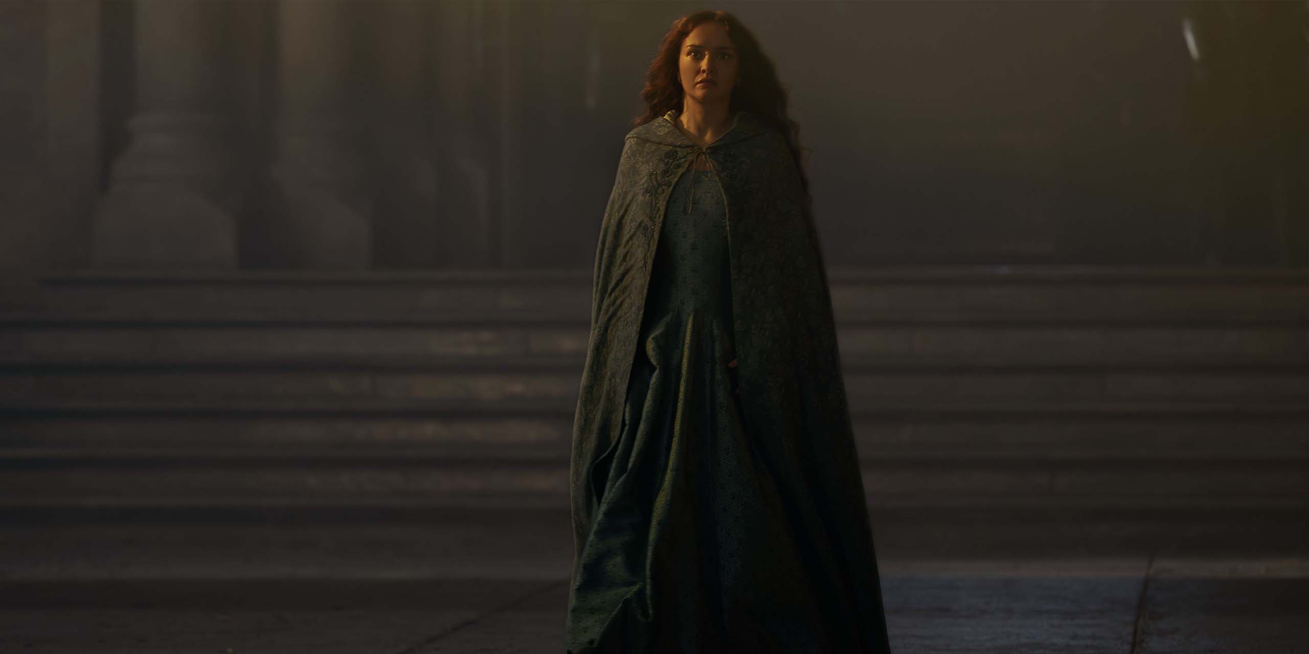 Olivia Cooke dans le rôle de la reine Alicent Hightower dans la saison 3 de House of the Dragon