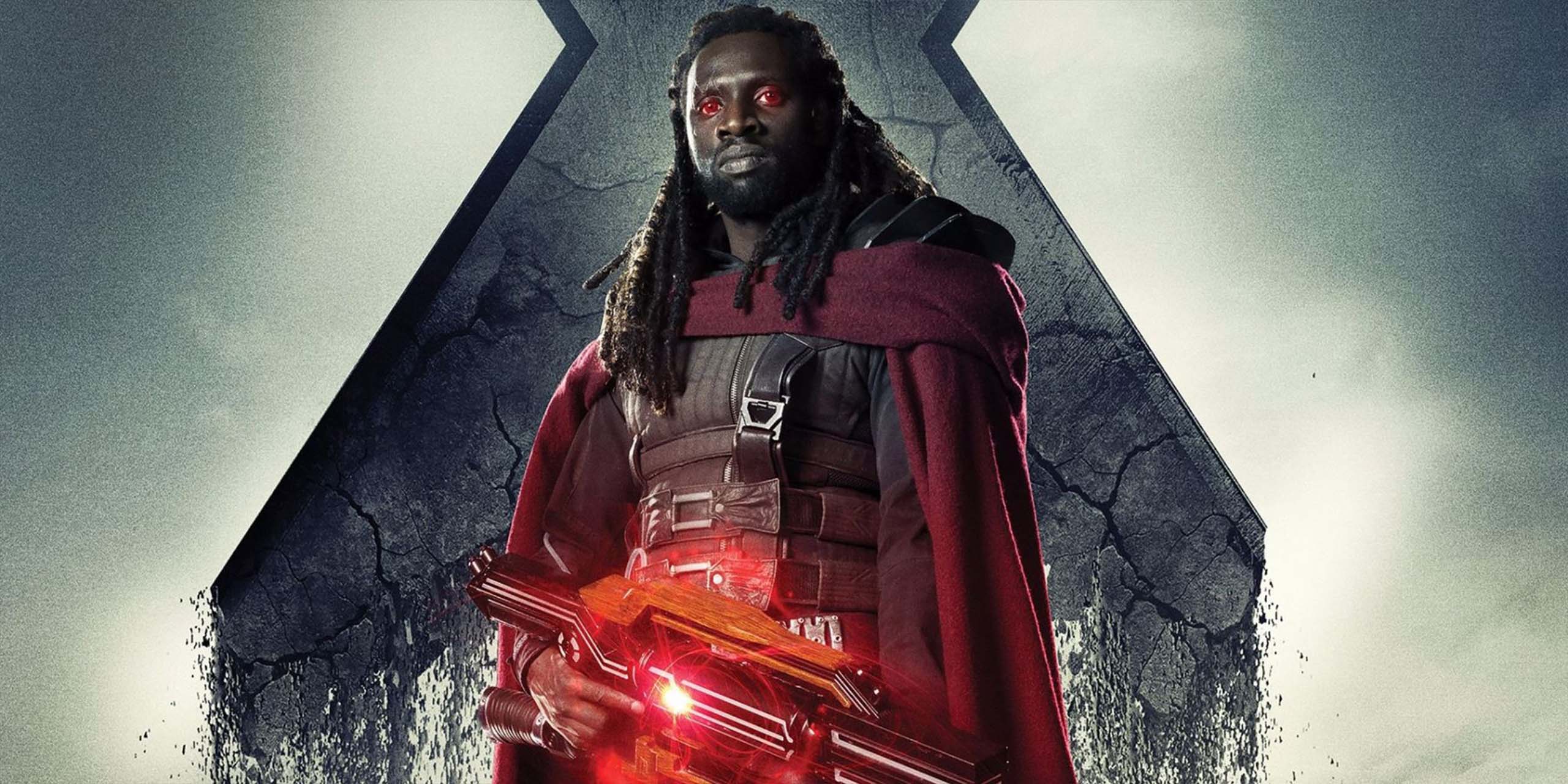 Omar Sy dans le rôle de Bishop dans le film X-Men: Days Of Future Past.