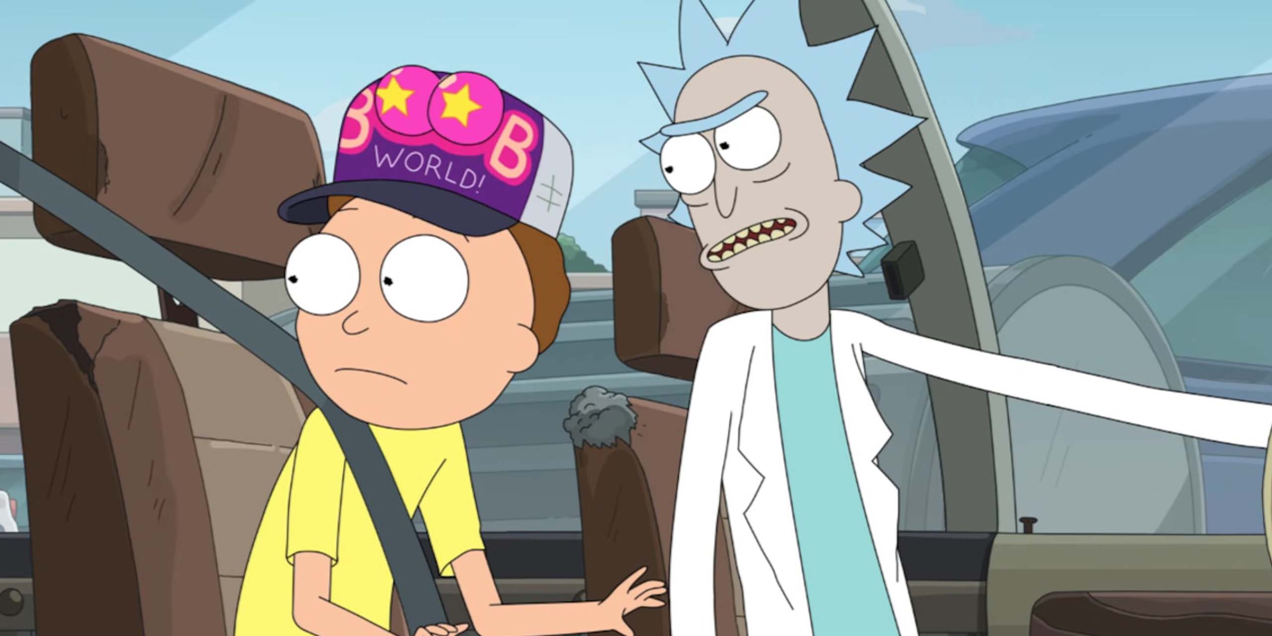 Rick et Morty vont à Boobworld, dans la saison 9 de Rick et Morty.