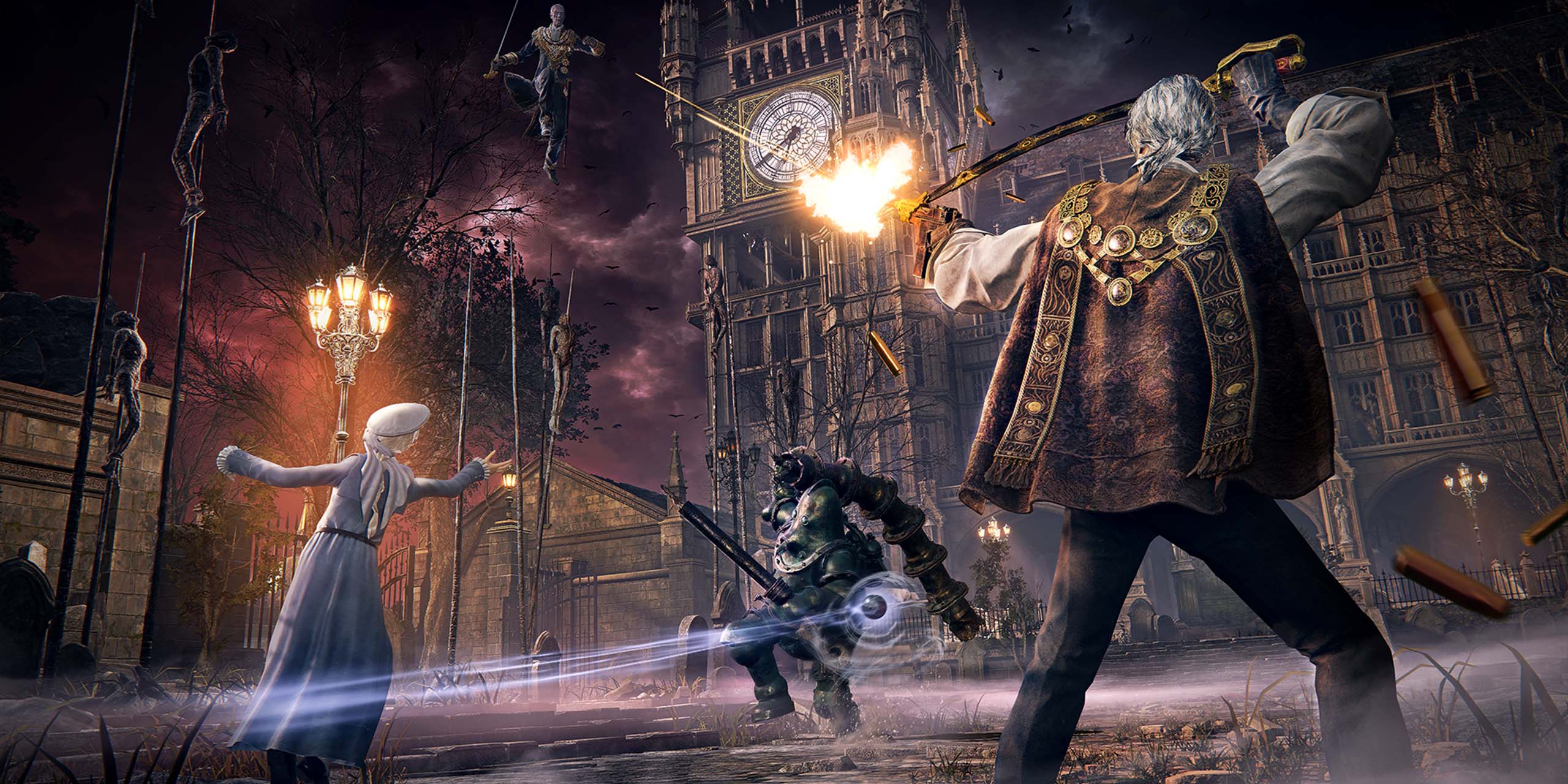 The Duskbloods : combat entre Bloodsworn dans une ville gothique, le nouveau jeu FromSoftware sur Switch 2