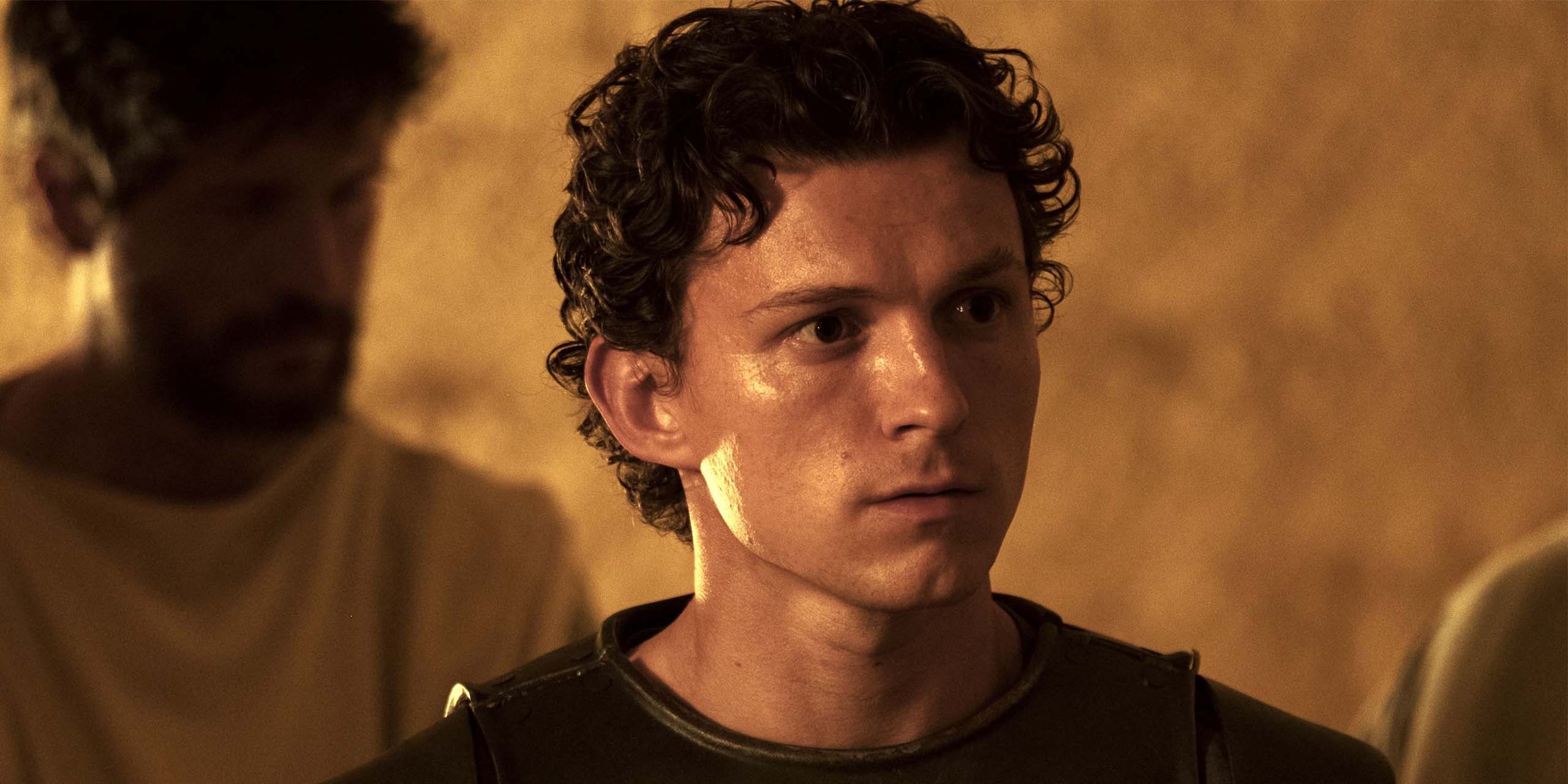 Tom Holland dans le film L'Odyssée.