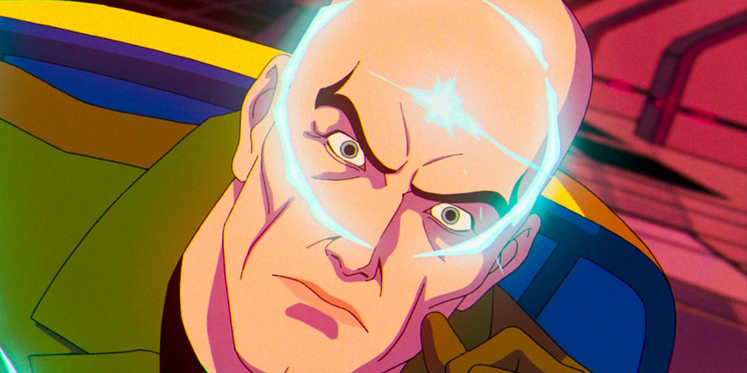 Charles Xavier usant de ses pouvoirs télépathiques dans la saison 1 de X-Men '97.
