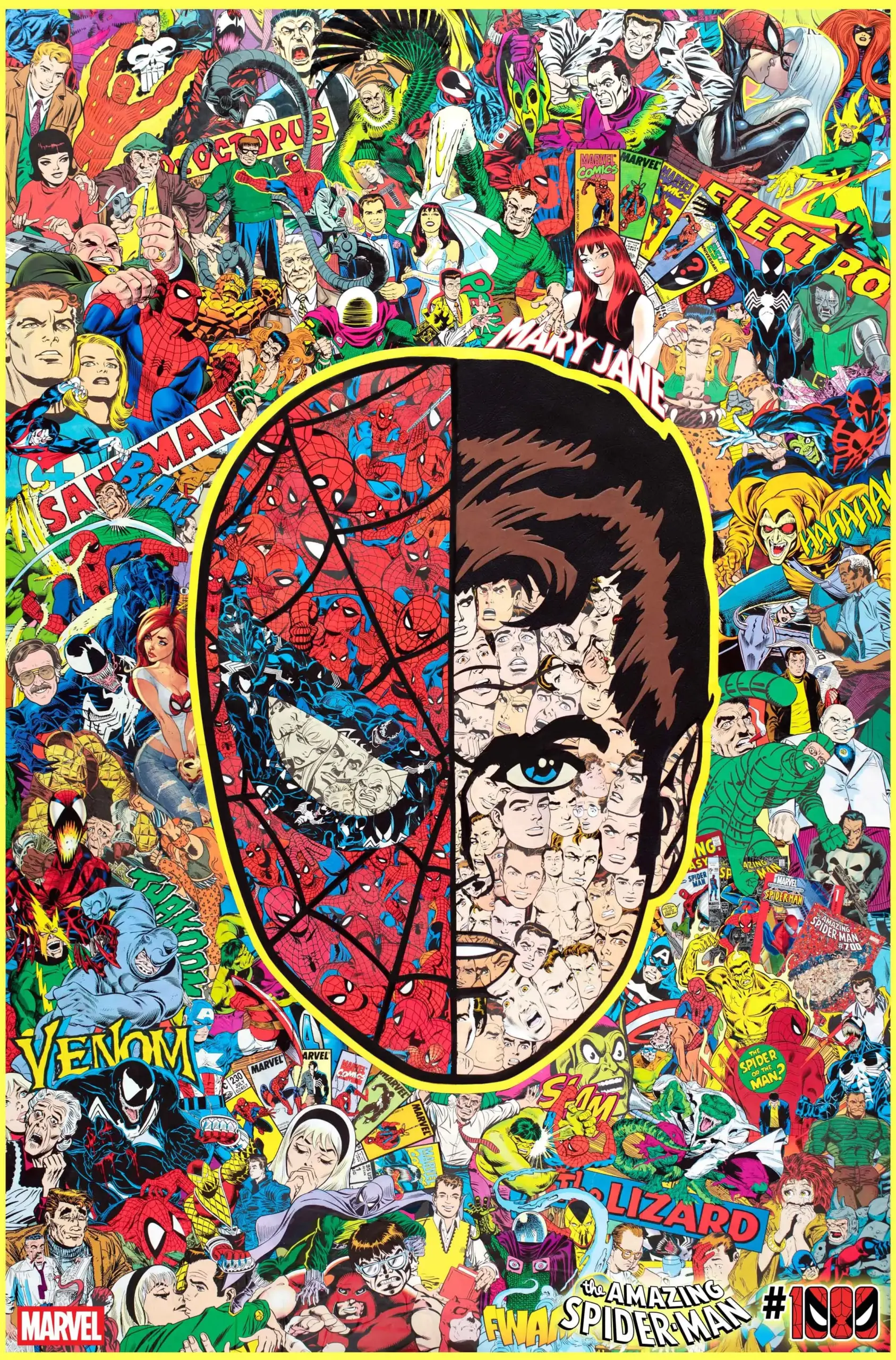 Couverture alternative d'Amazing Spider-Man 1000 par Mr. Garcin