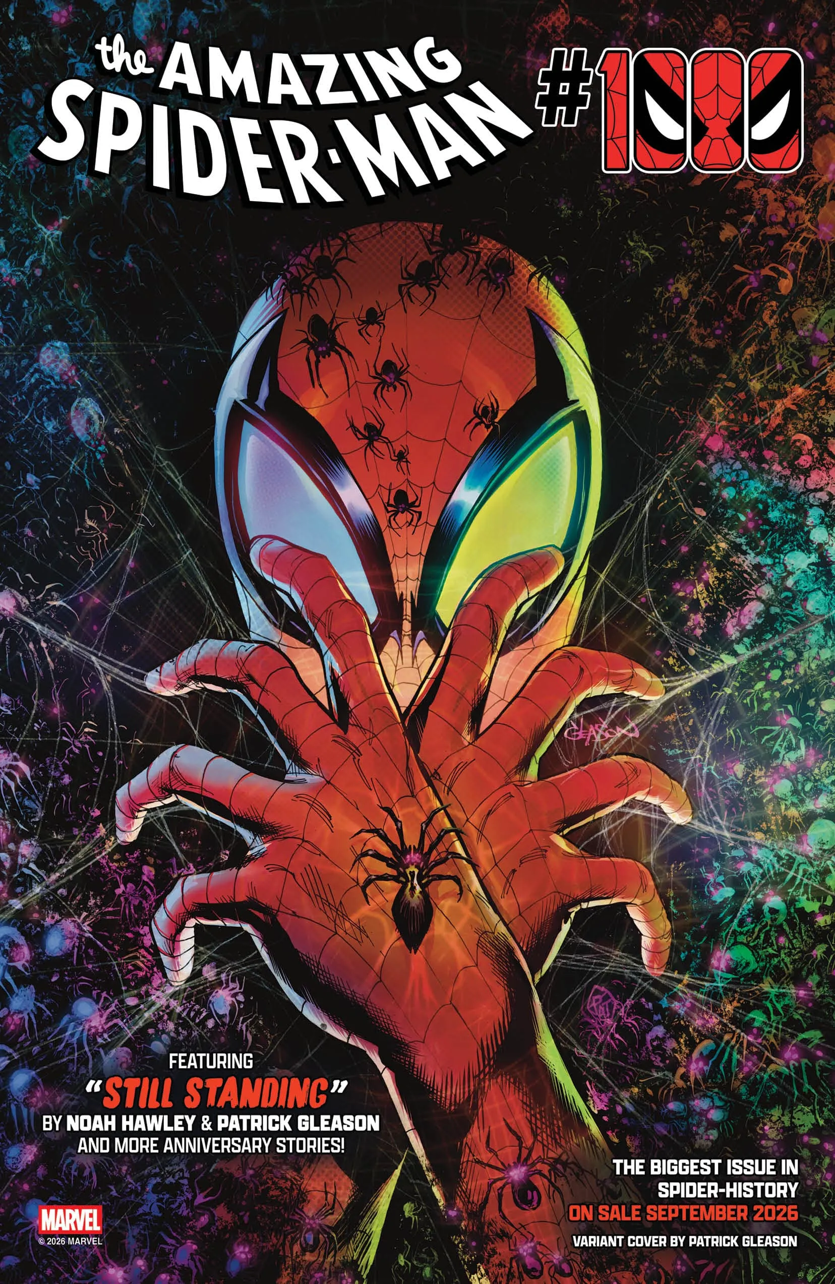Couverture alternative d'Amazing Spider-Man 1000 par Patrick Gleason