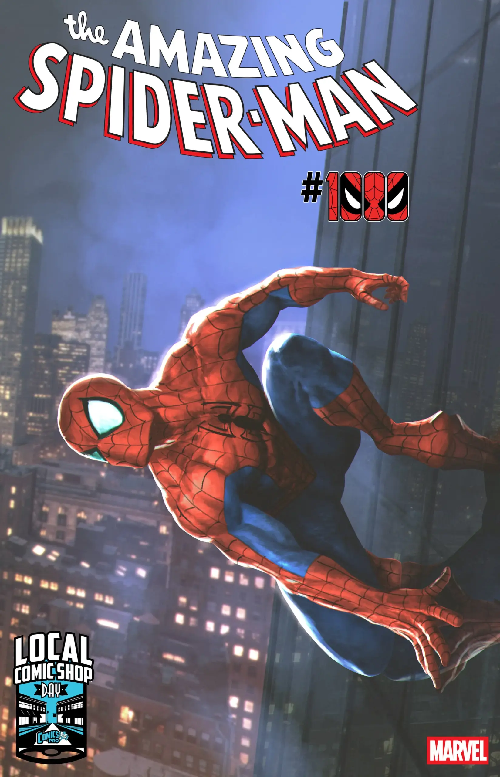 Couverture alternative d'Amazing Spider-Man 1000 par Skan