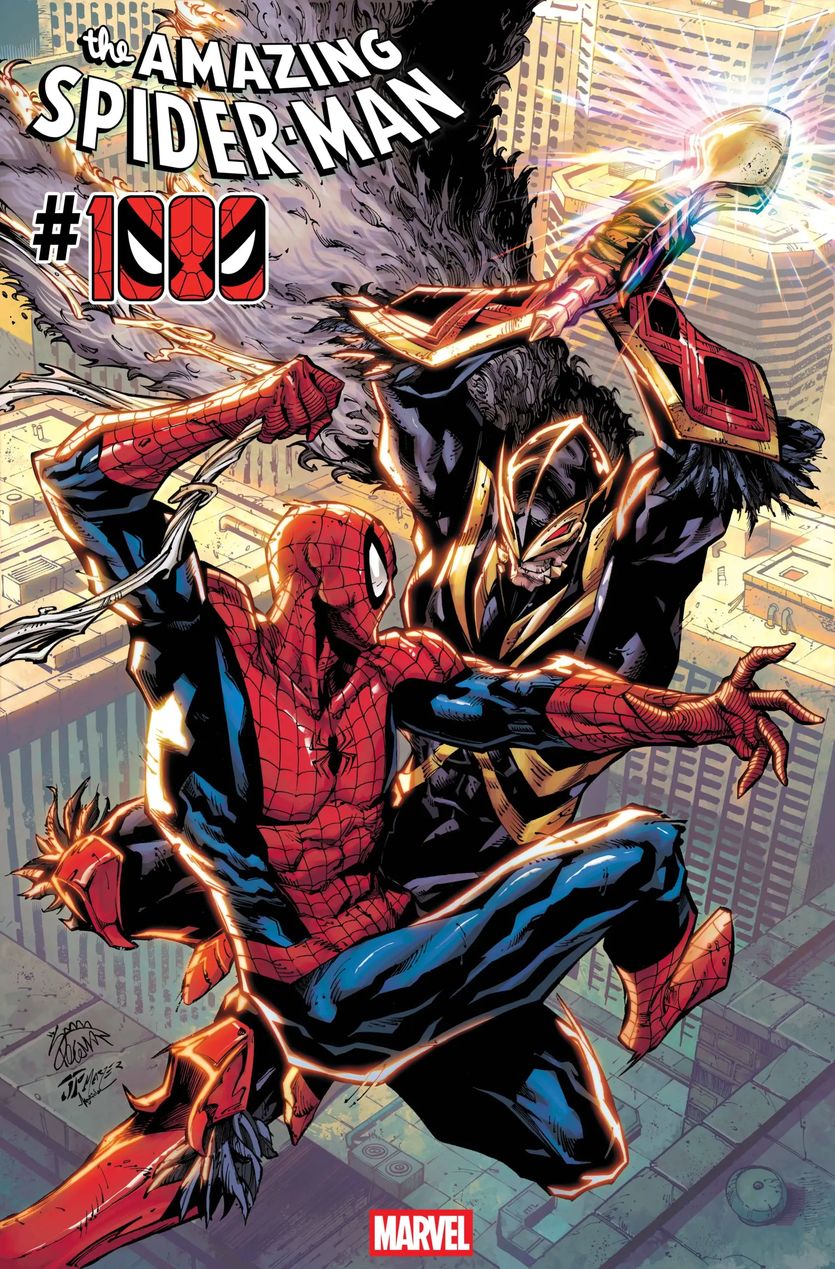 Couverture alternative d'Amazing Spider-Man 1000 par Ryan Stegman et J.P. Mayer