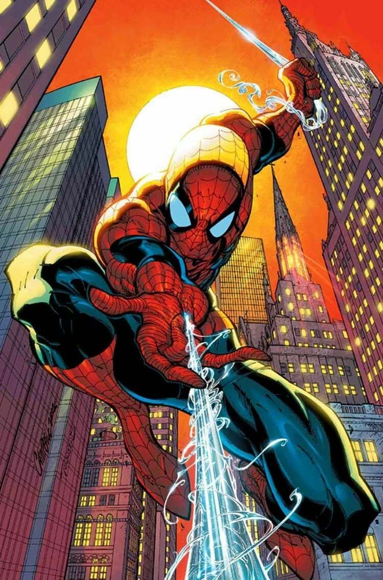 Couverture d'Amazing Spider-Man #50 (Vol. 2) par J. Scott Campbell.