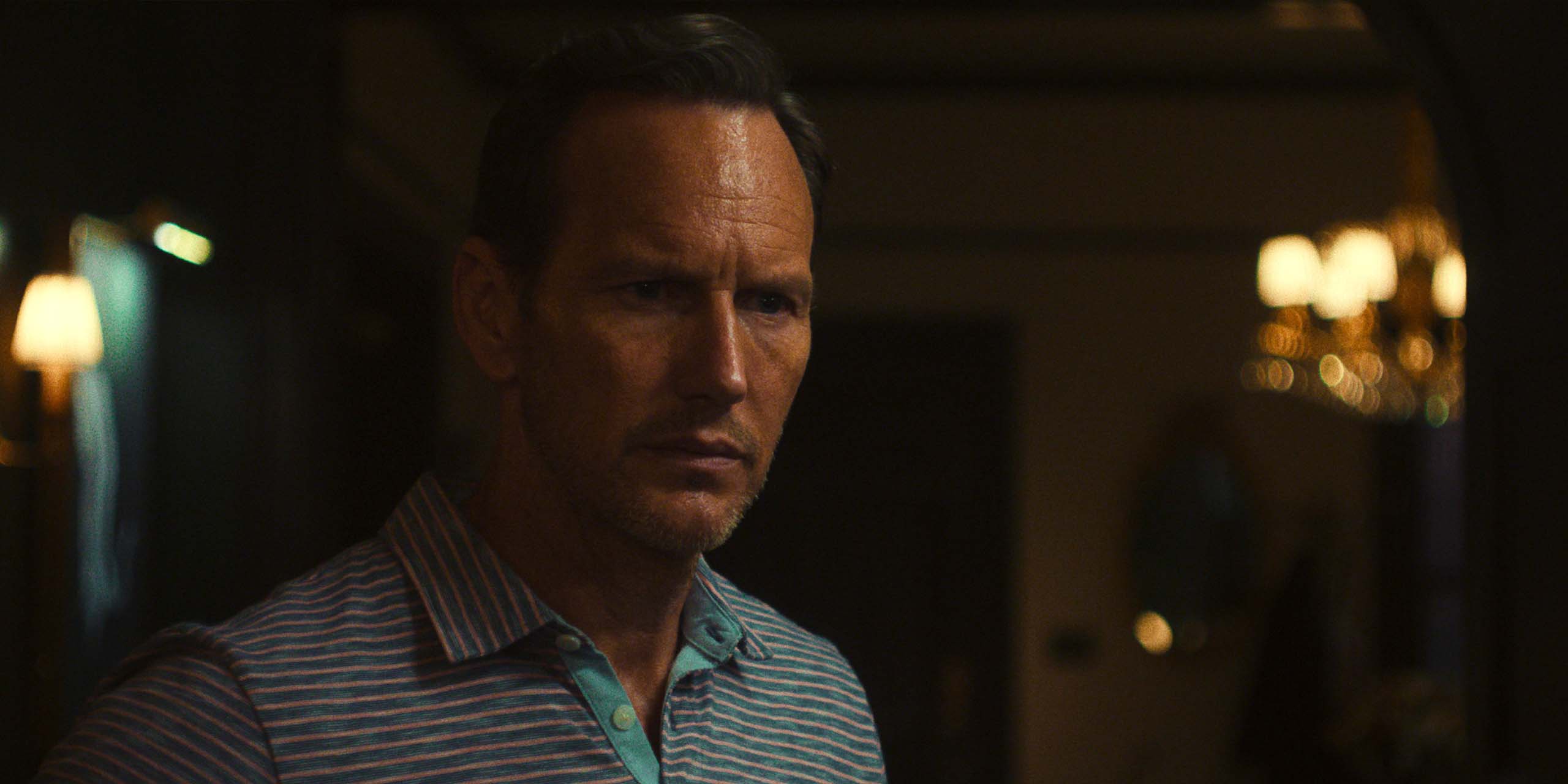 Tom Bowden (Patrick Wilson) inquiet dans Cape Fear - Les Nerfs à vif.