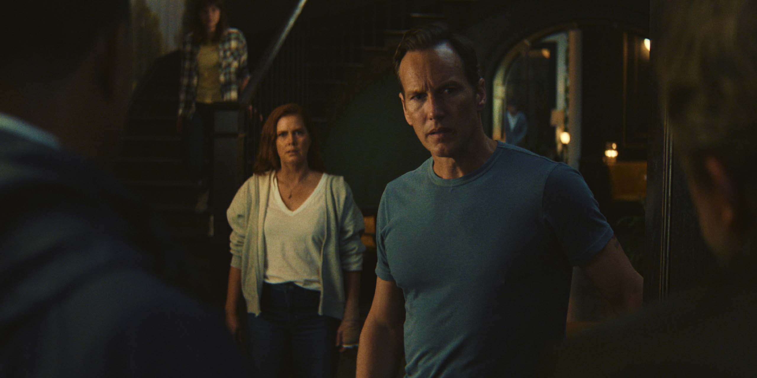 Anna Bowden (Amy Adams) et Tom Bowden (Patrick Wilson) dans le final de Cape Fear - Les Nerfs à vif.