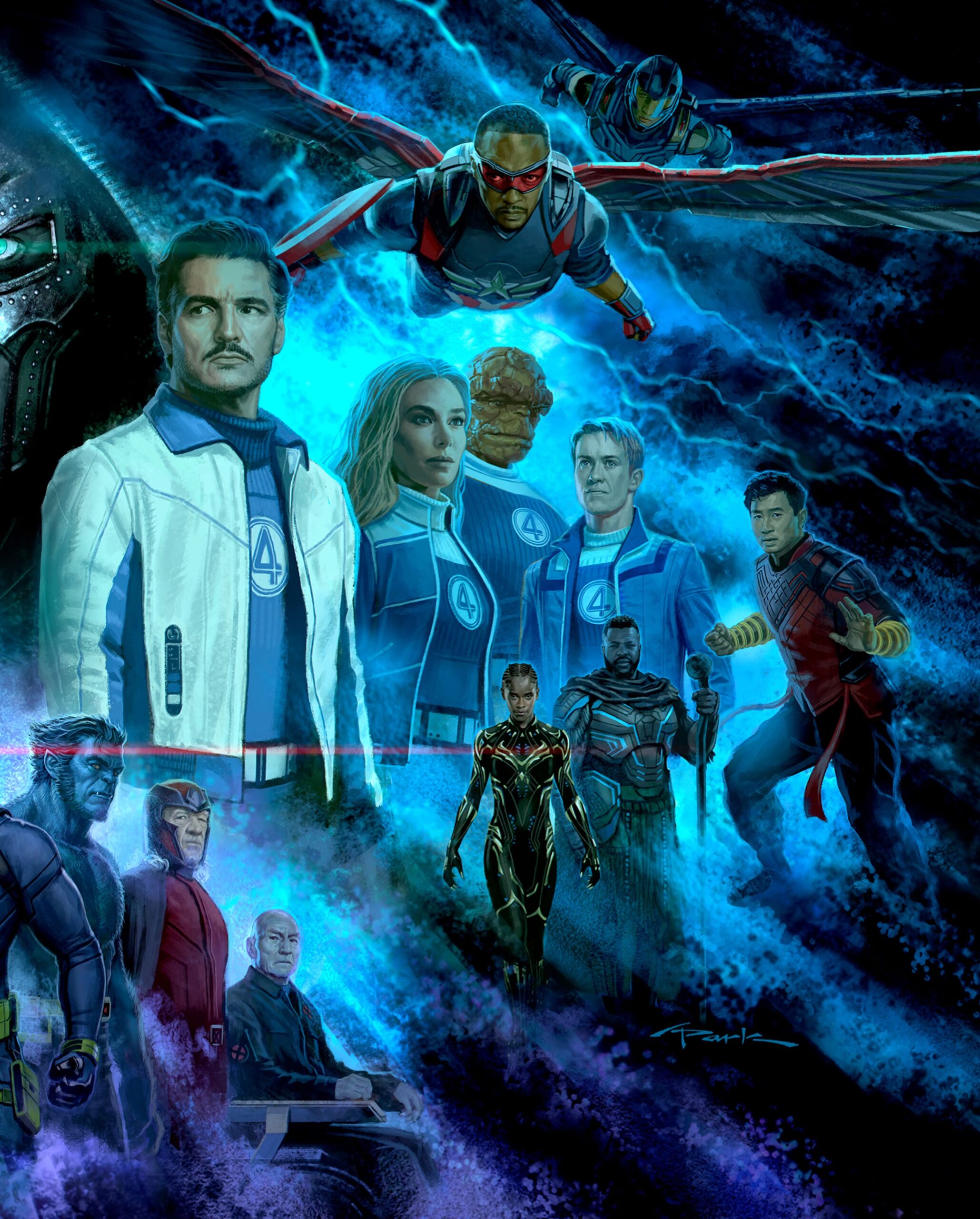 Les Quatre Fantastiques, Captain America et les héros du Wakanda dans Avengers Doomsday