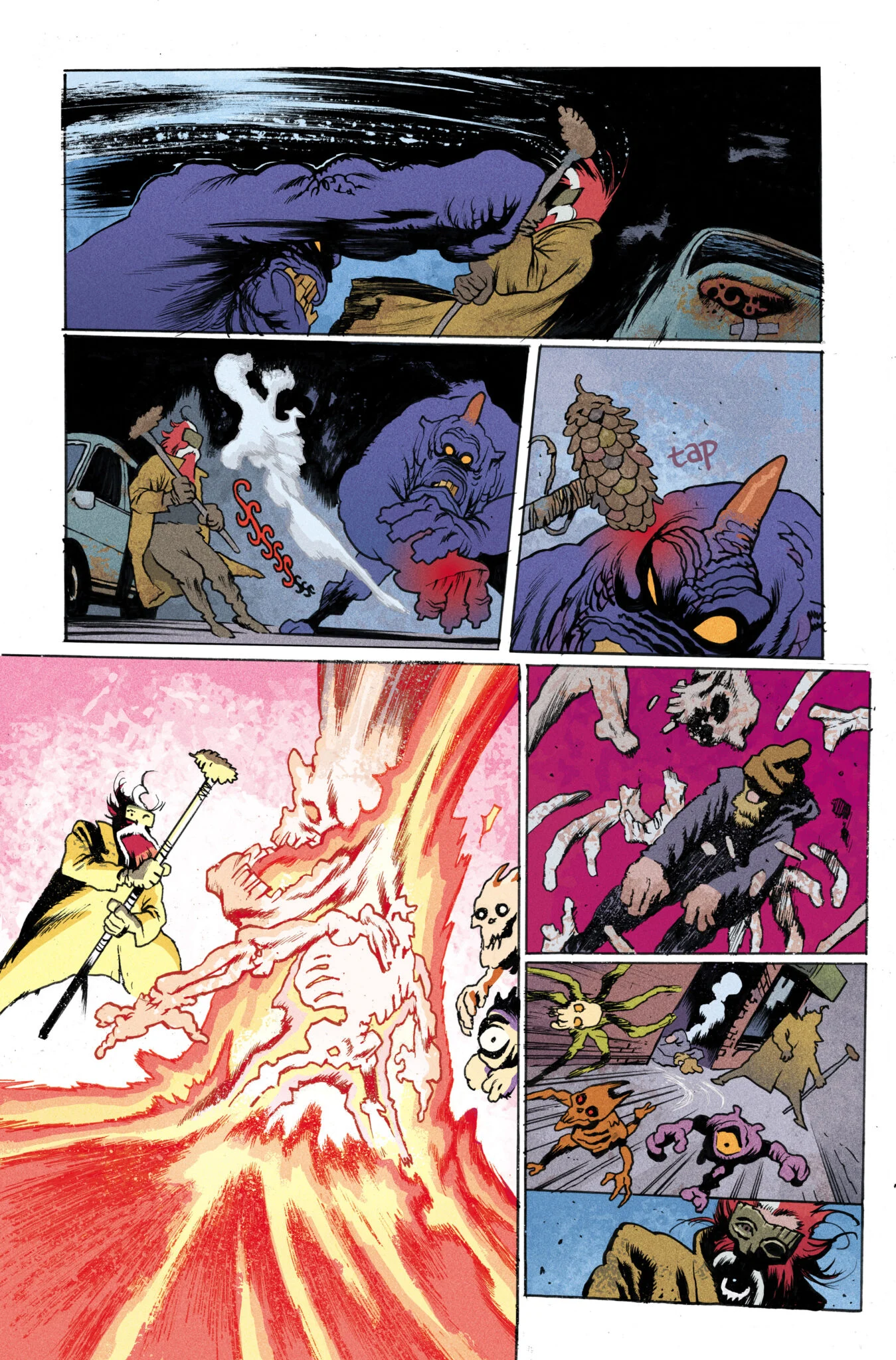 Première planche de la série The Demon de James Harren