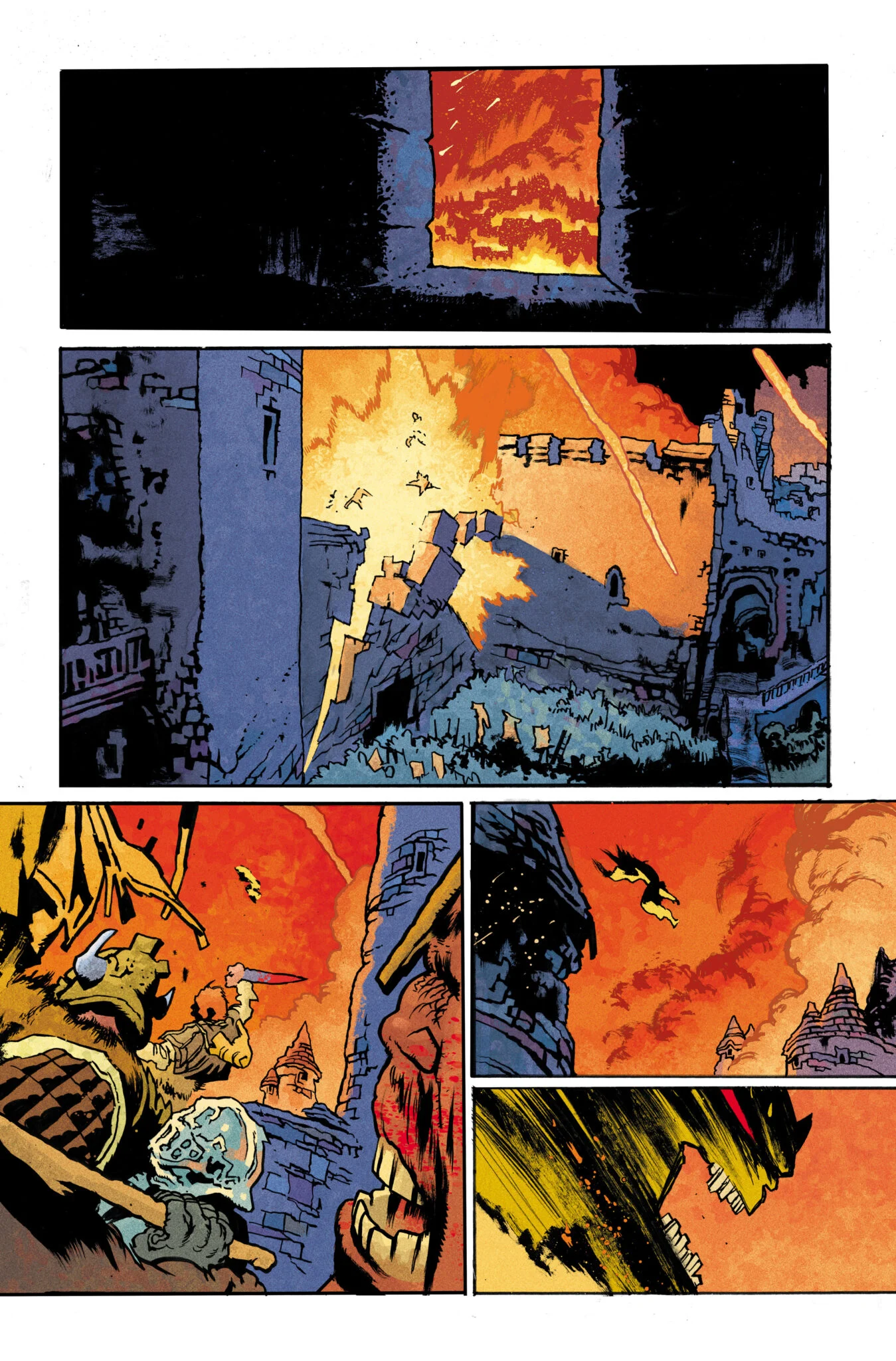 Planche intérieure de The Demon 1 avec Jason Blood