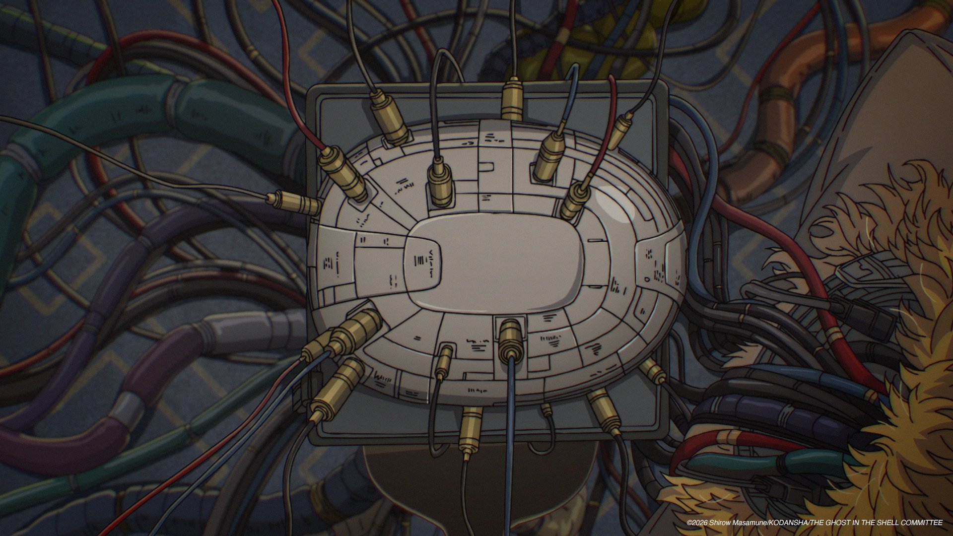 Motoko Kusanagi enquête sur le piratage d’un cyber-cerveau
