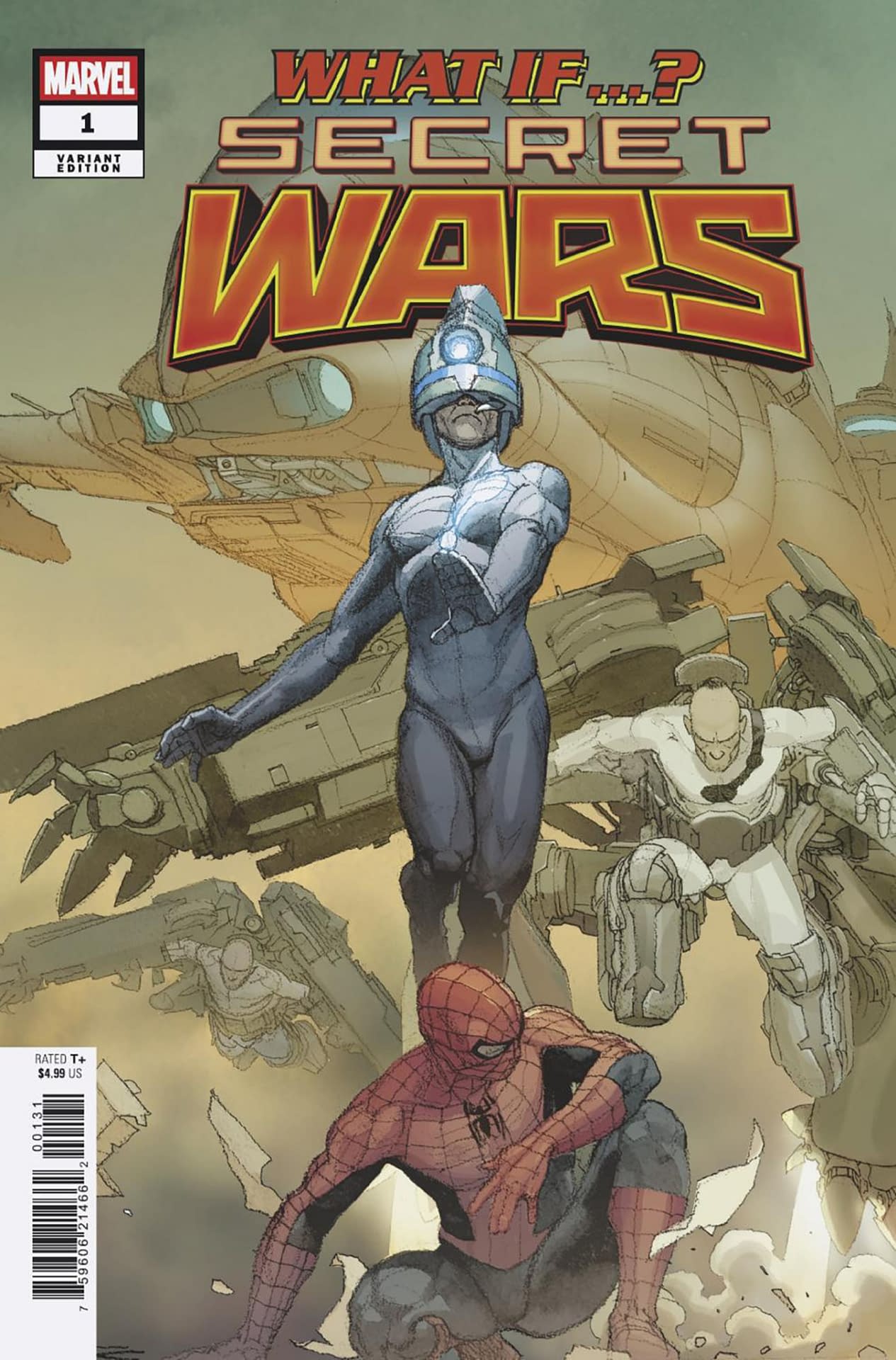 Couverture variante de What If…? Secret Wars avec The Maker dessinée par Esad Ribic.