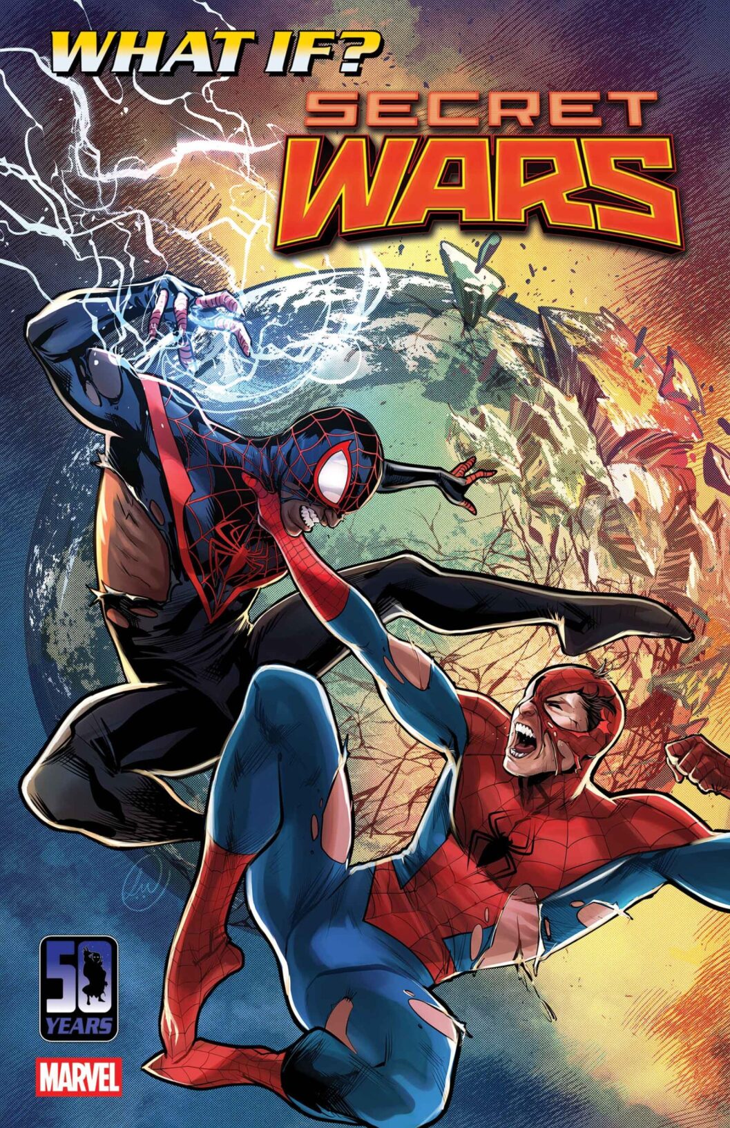 Couverture de What If…? Secret Wars (2026) #1, chez Marvel Comics.