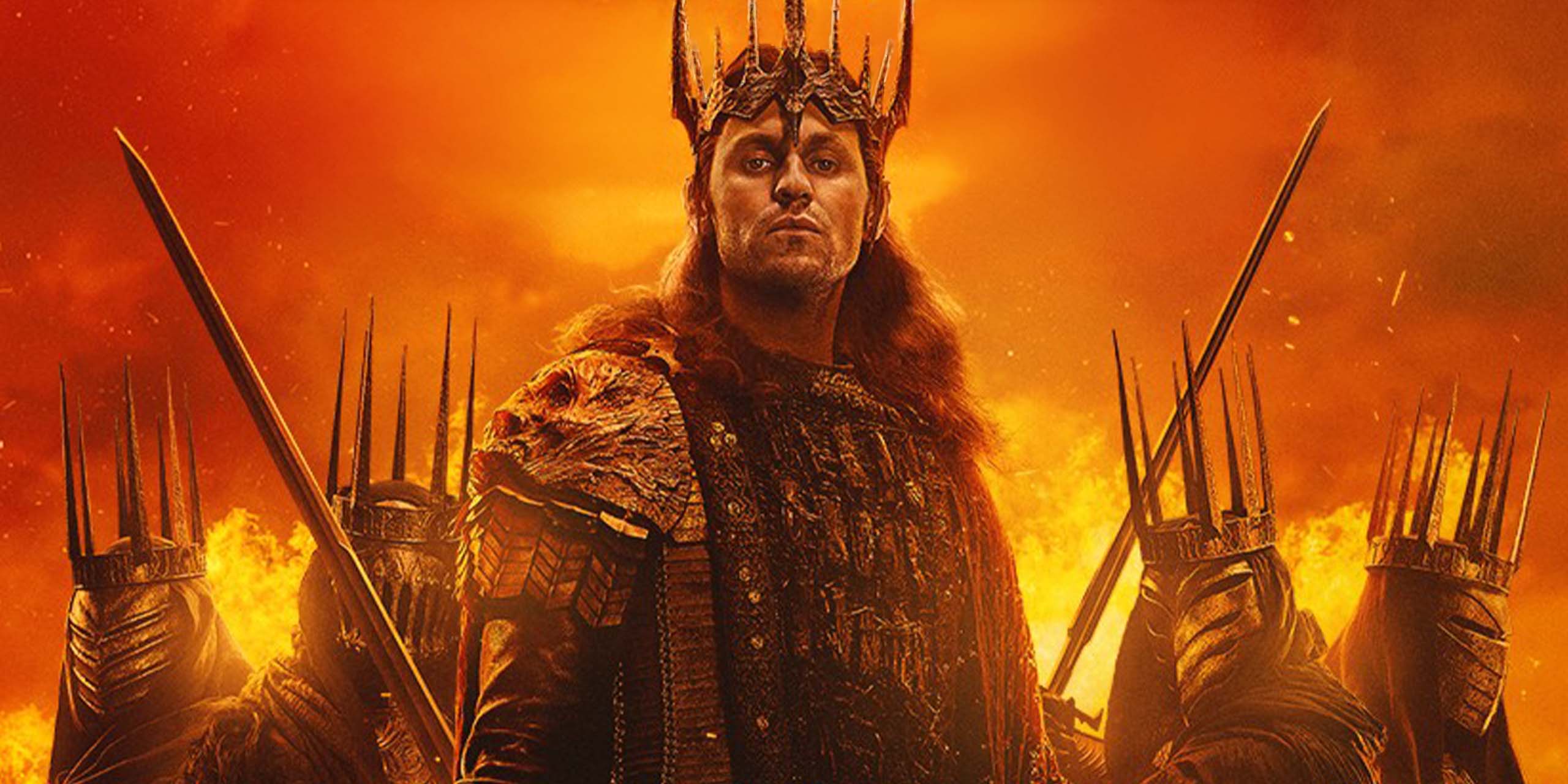 Sauron (Charlie Vickers) dans la saison 3 de la série Les Anneaux de Pouvoir.