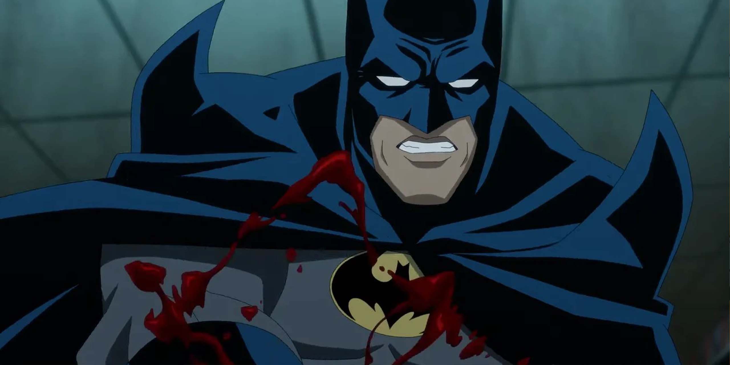 Batman est blessé dans Batman: Knightfall.