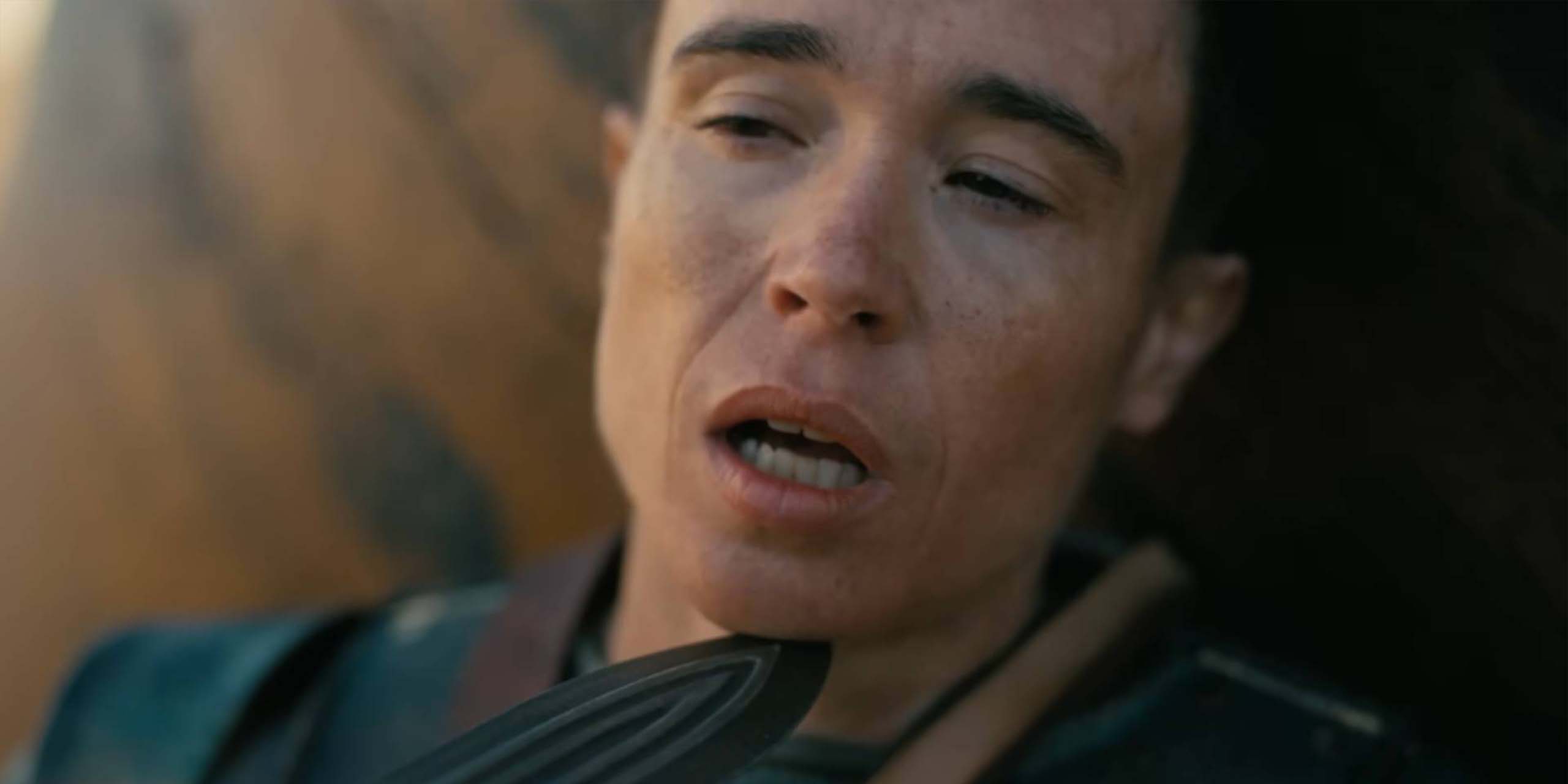 Sinon (Elliot Page) dans L'Odyssée.
