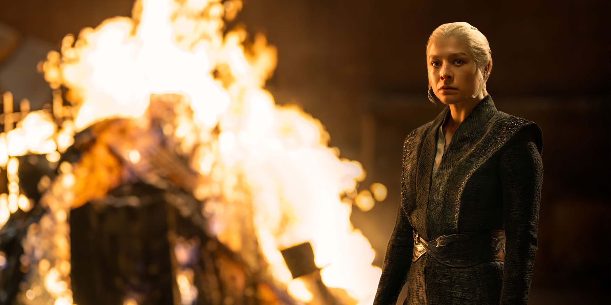 Emma d'Arcy dans le rôle de Rhaenyra la saison 3 de House of the Dragon.