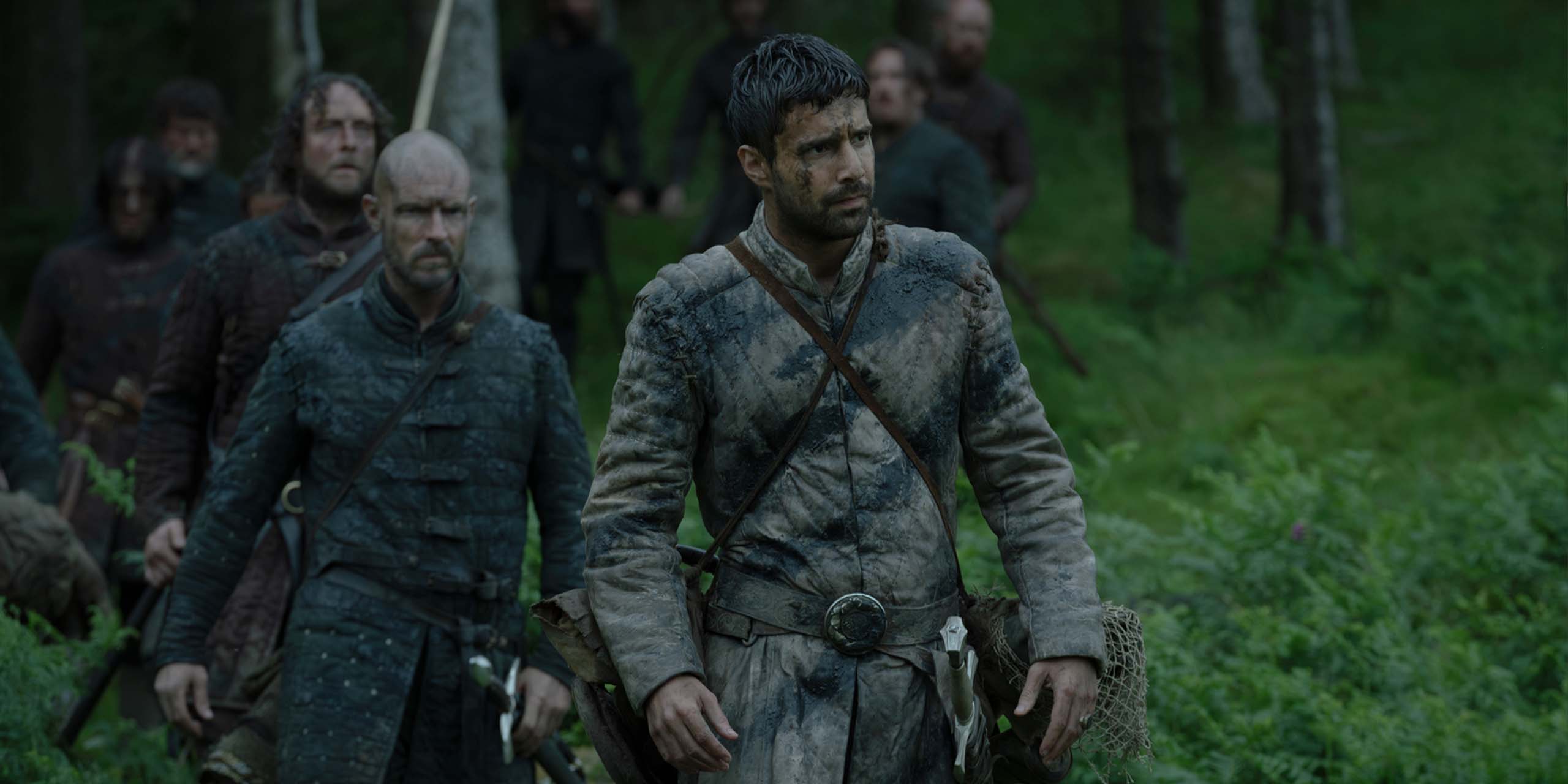 Criston Cole (Fabien Frankel) et ses hommes dans la saison 3 d'House of the Dragon.
