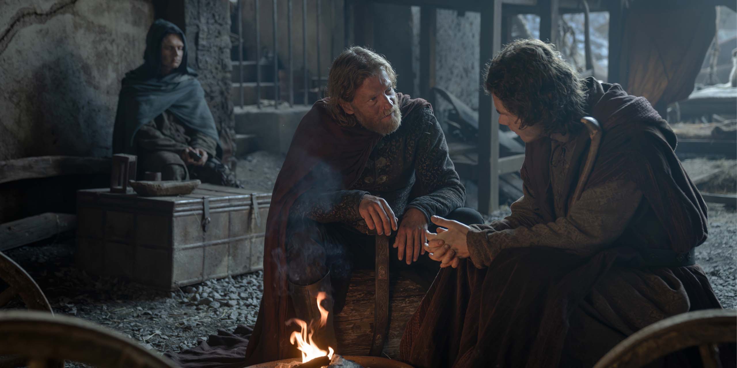 Tom Glynn-Carney, Jefferson Hall, Matthew Needham dans la saison 3 d'House of the Dragon.