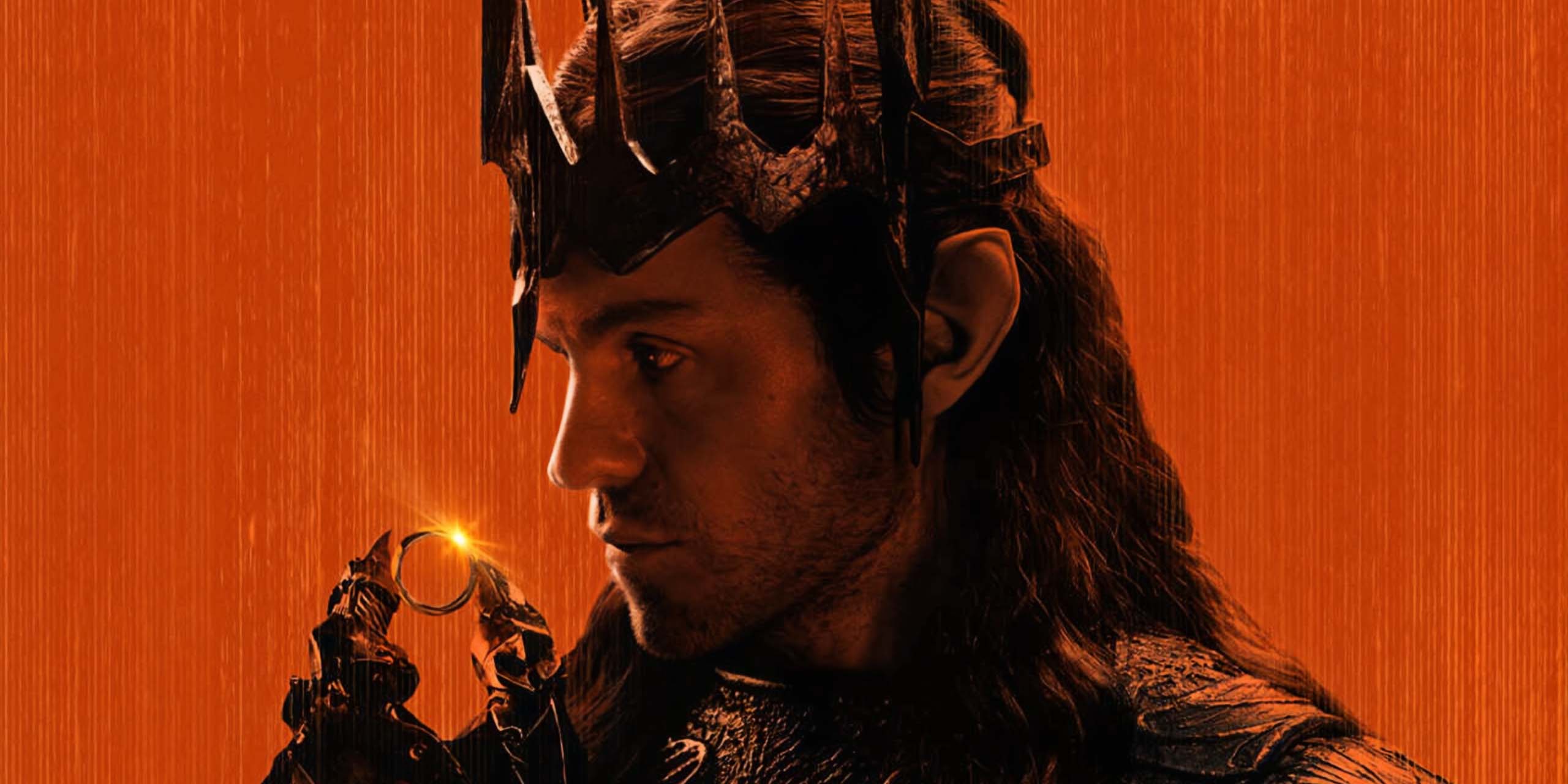Sauron (Charlie Vickers) dans la saison 3 de la série Les Anneaux de Pouvoir.