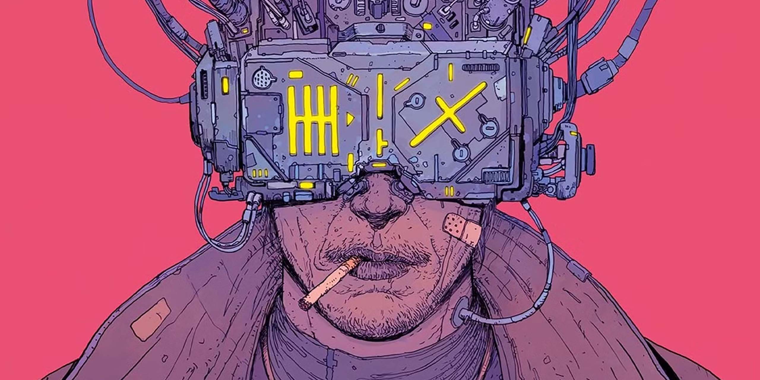 Couverture du roman Neuromancien.