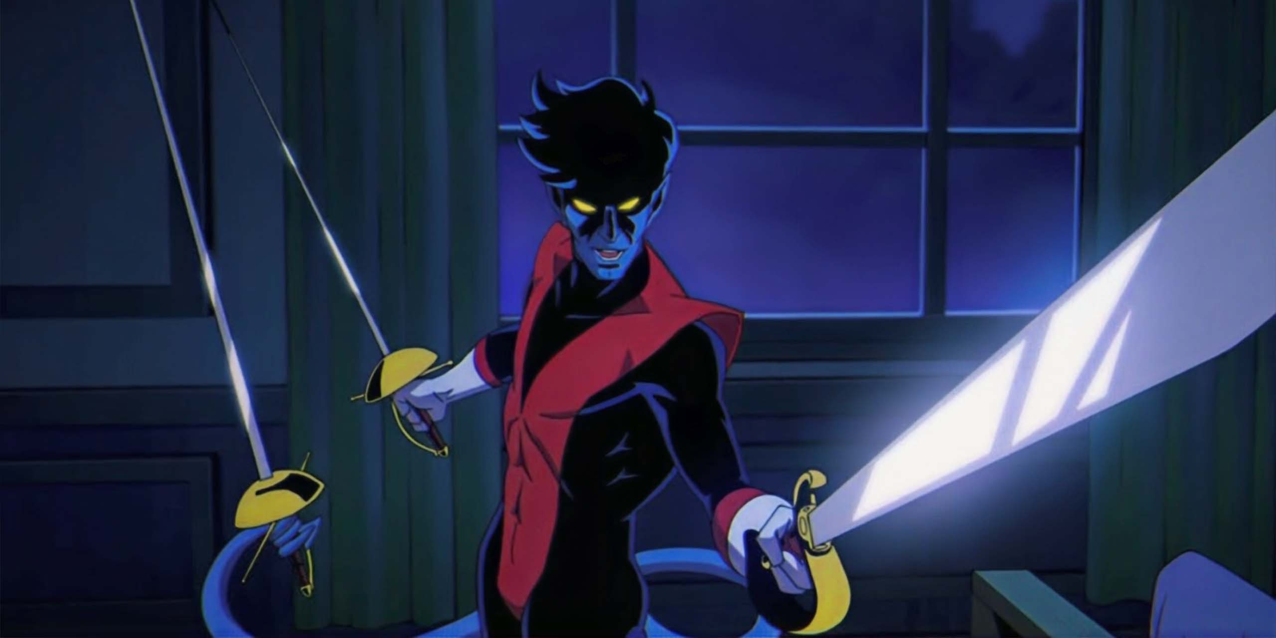 Diablo tenant deux épées dans la saison 2 de X-Men'97.