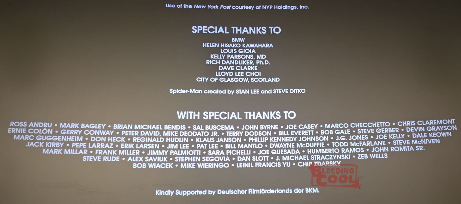 Le générique de Spider-Man: Brand New Day remercie 51 auteurs et artistes de comics