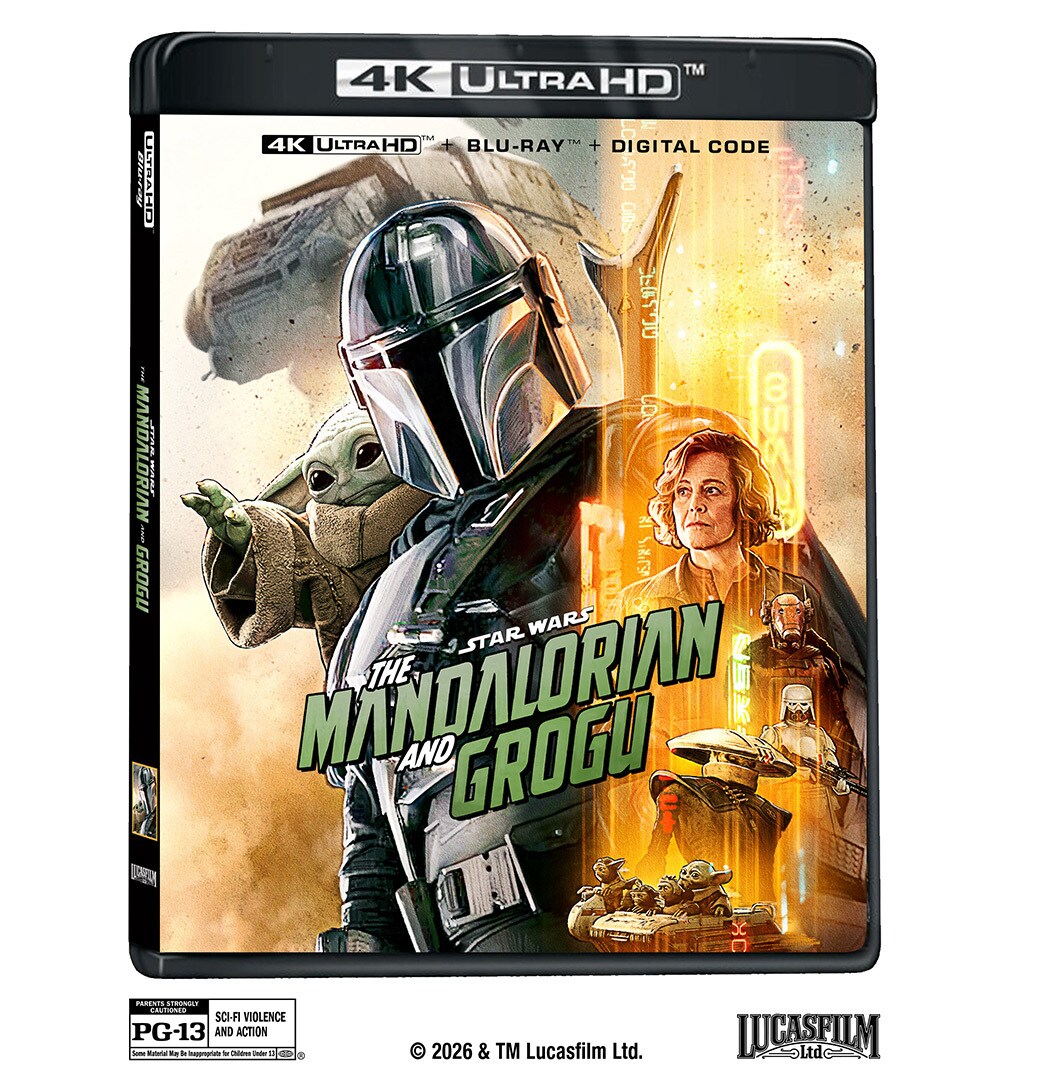 Boîtier 4K Ultra-HD du film Star Wars: The Mandalorian and Grogu.