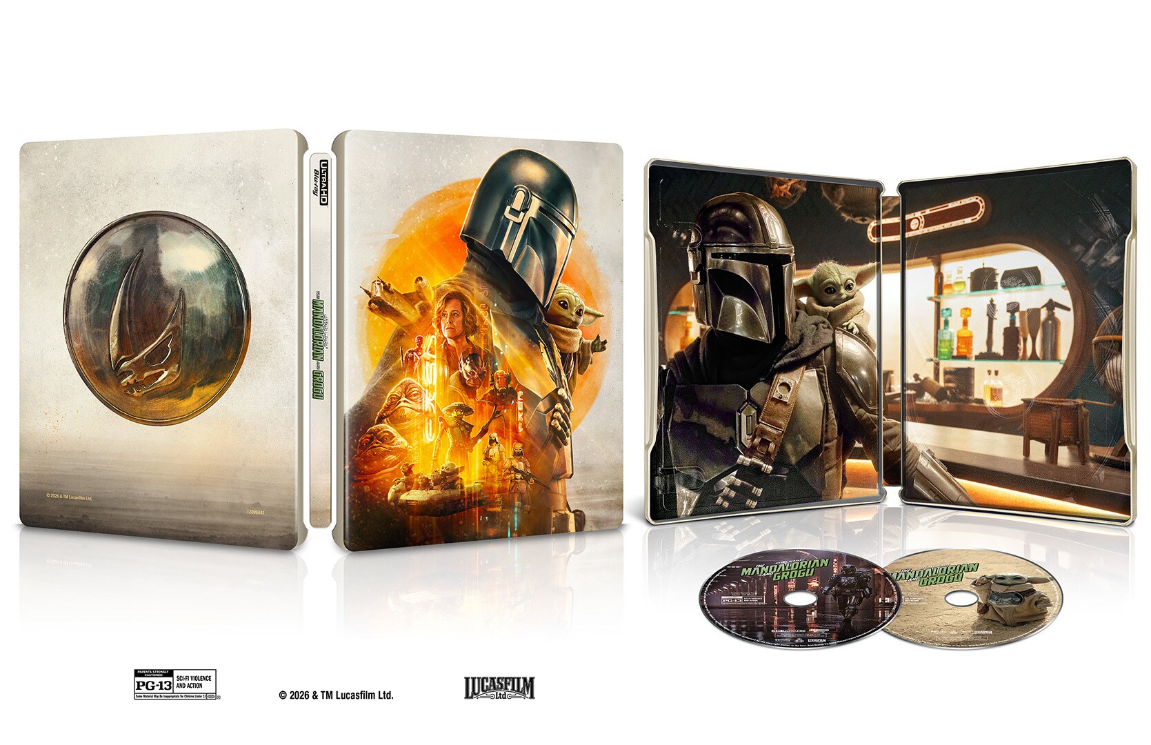 Coffret spécial 4k-Ultra-HD du film The Mandalorian and Grogu.
