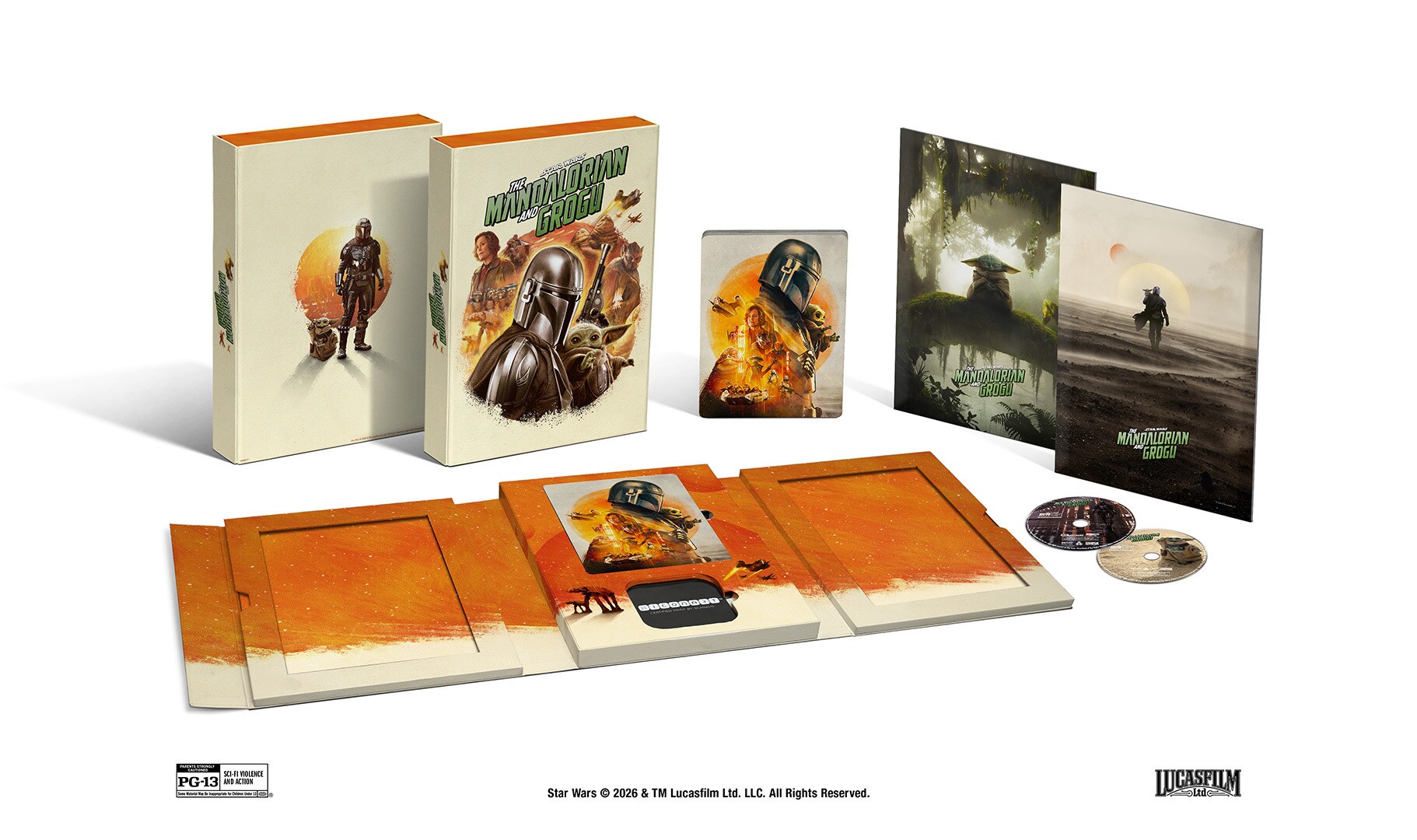 Coffret édition collector Beskar du film The Mandalorian and Grogu.