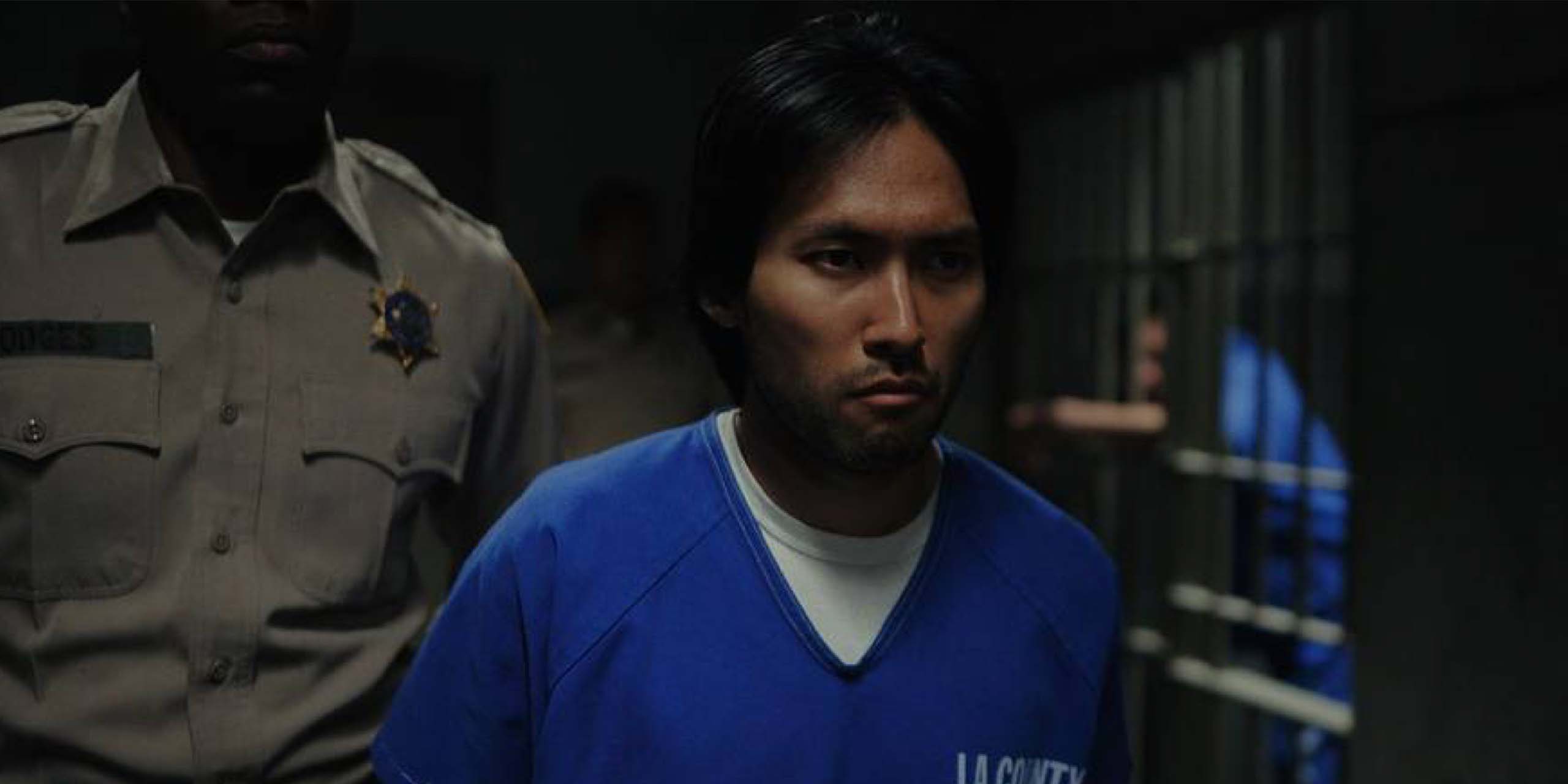 Danny Moon (Jin Ha) en prison dans la saison 2 de Sugar.