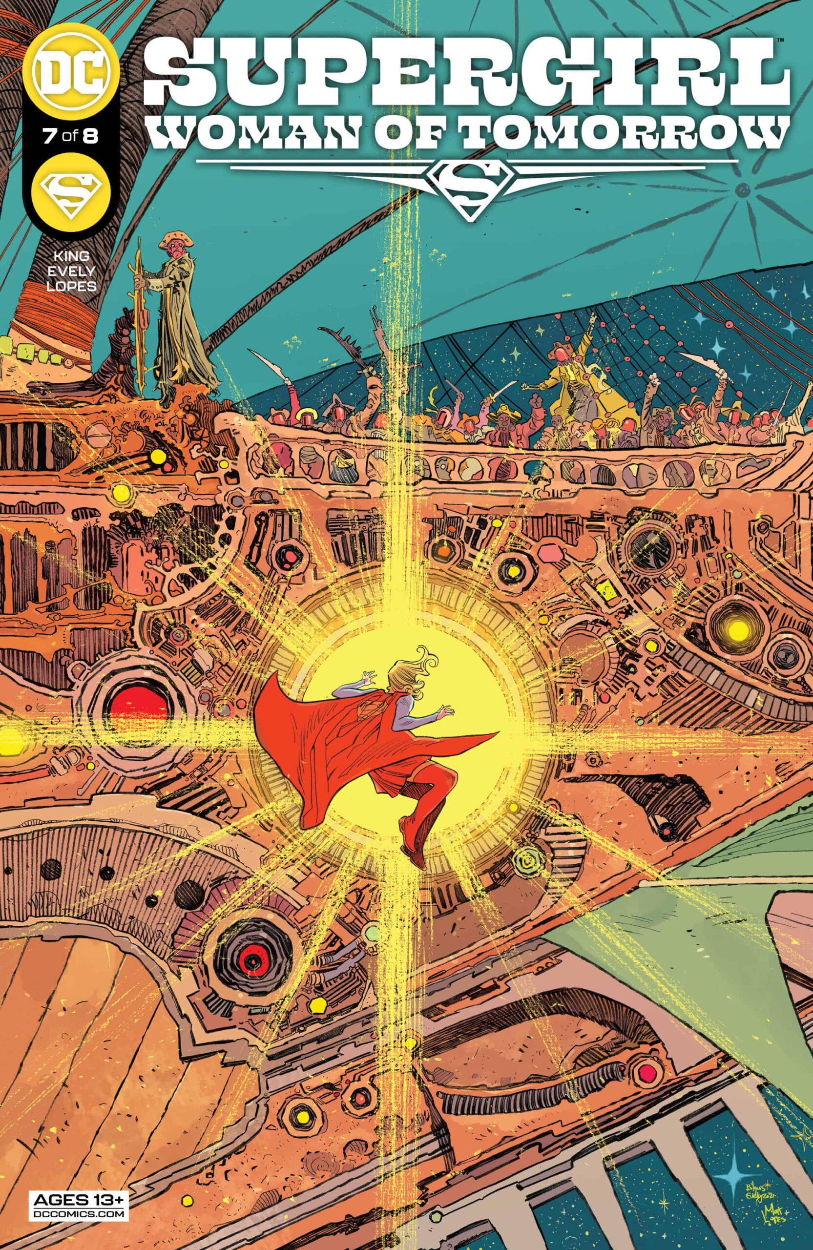 Planche de Supergirl Woman of Tomorrow dessinée par Bilquis Evely