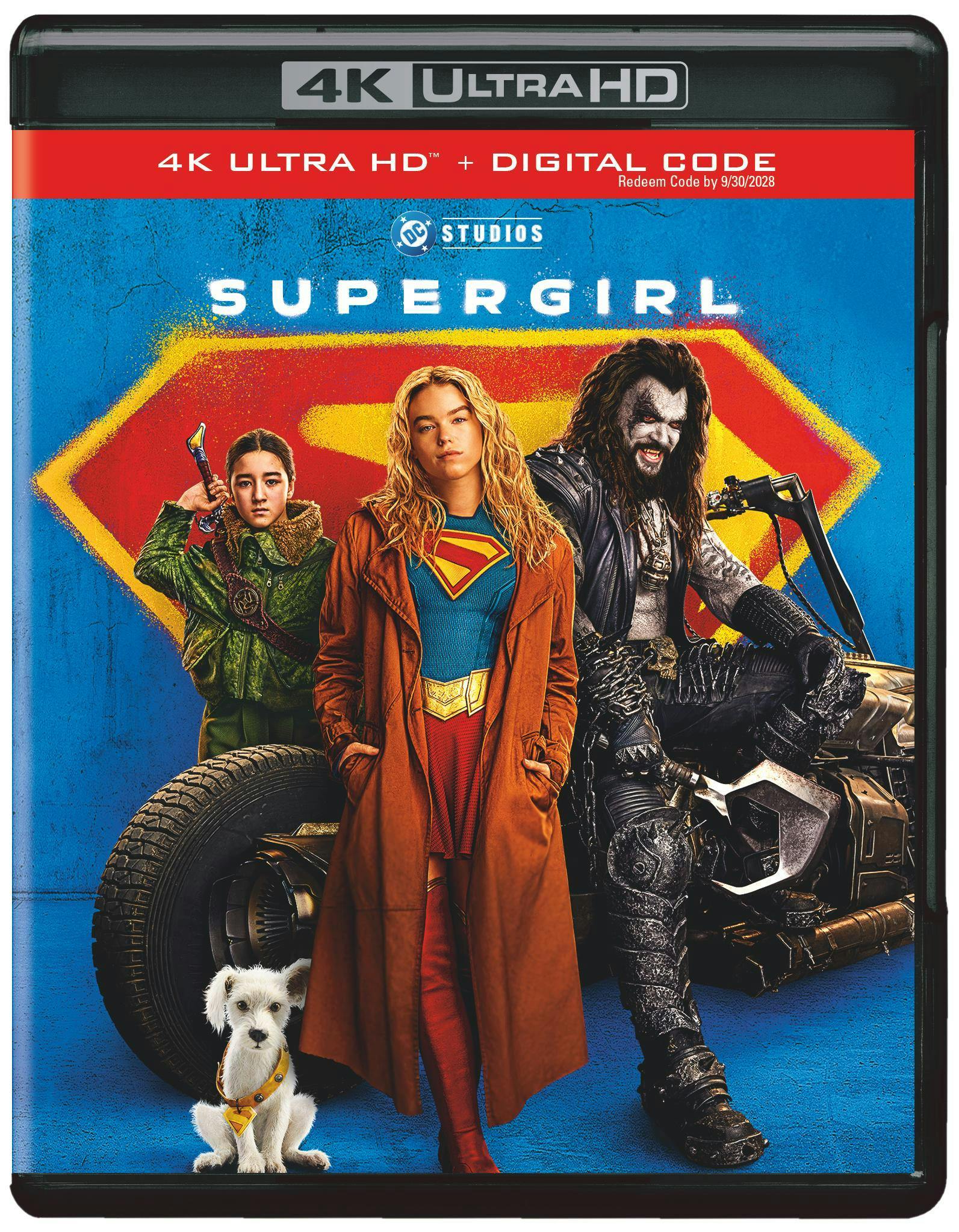 Boîtier de Supergirl en 4k ultra-HD.